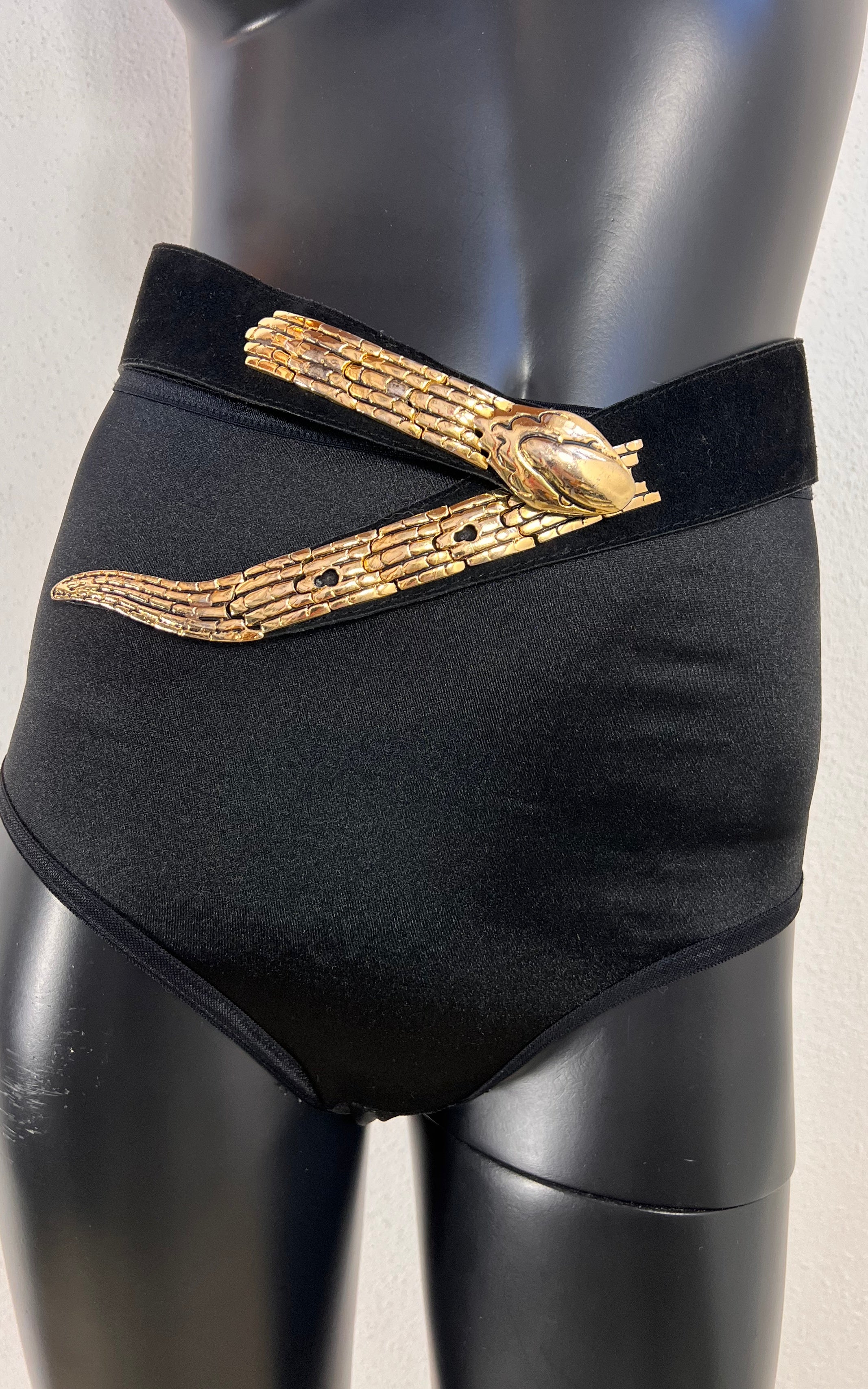 Vintage Snake Belt Suede