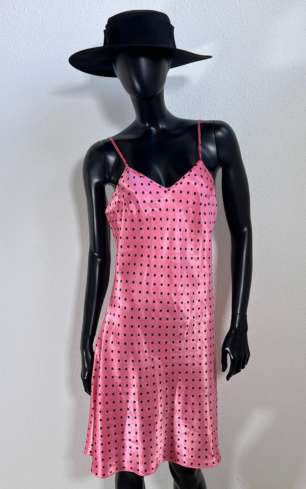 Vintage Polka Dot Slip Dress