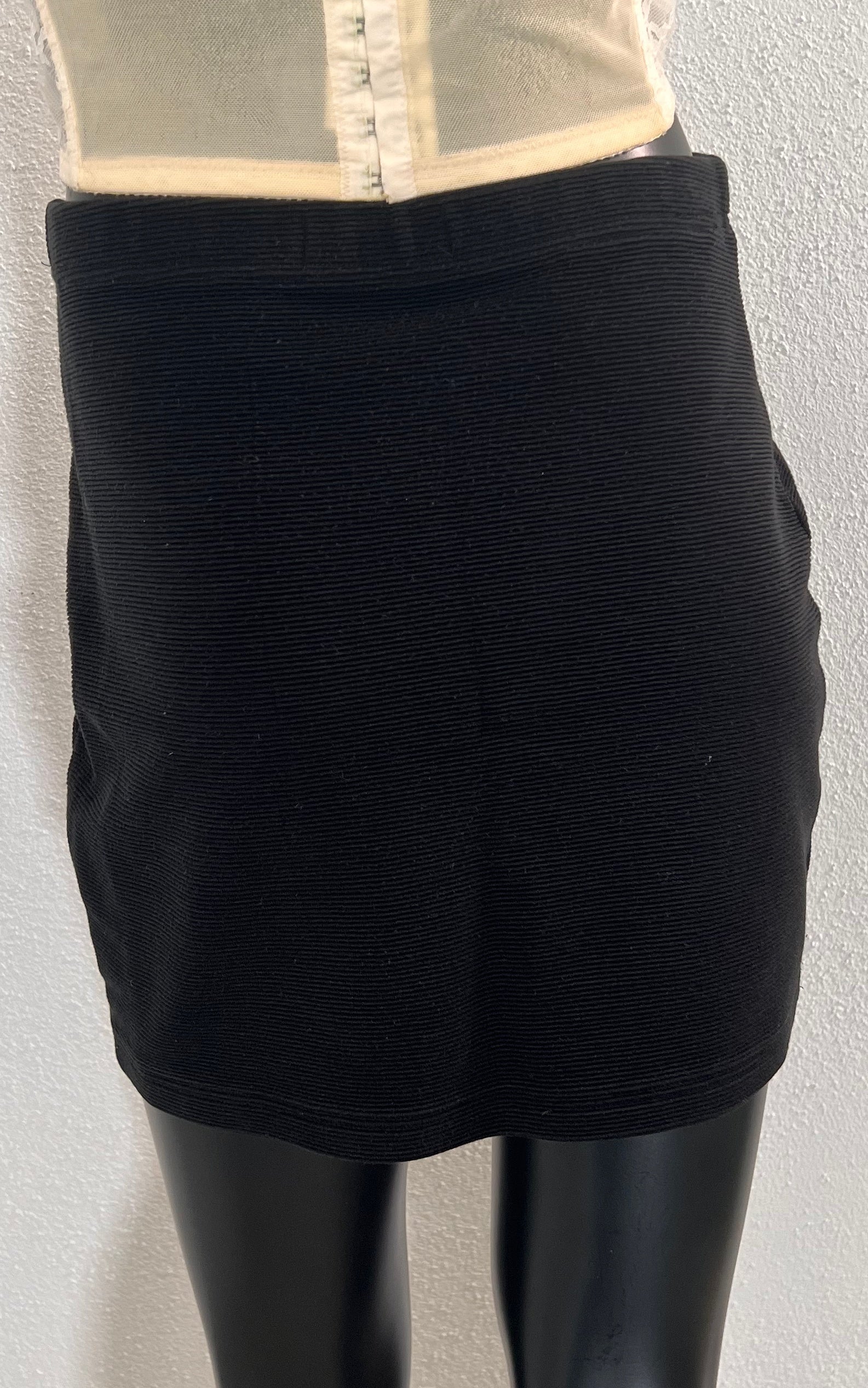 Minigonna a coste vintage anni '90