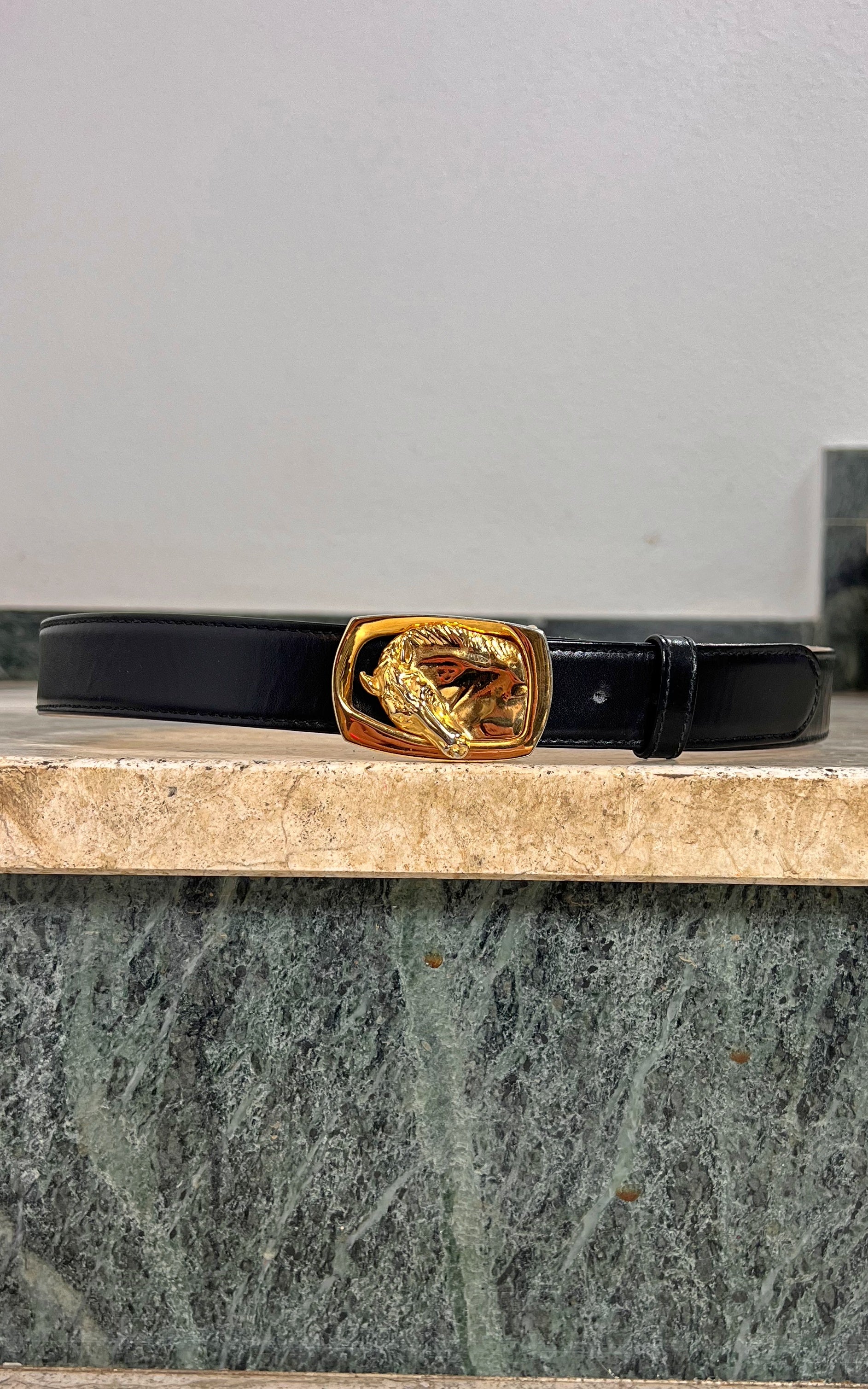 Vintage Escada Horse Belt