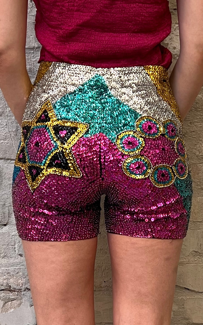Vintage Sequin Hot Pants