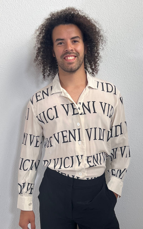Vintage MENS Escada Silk Button Down Shirt