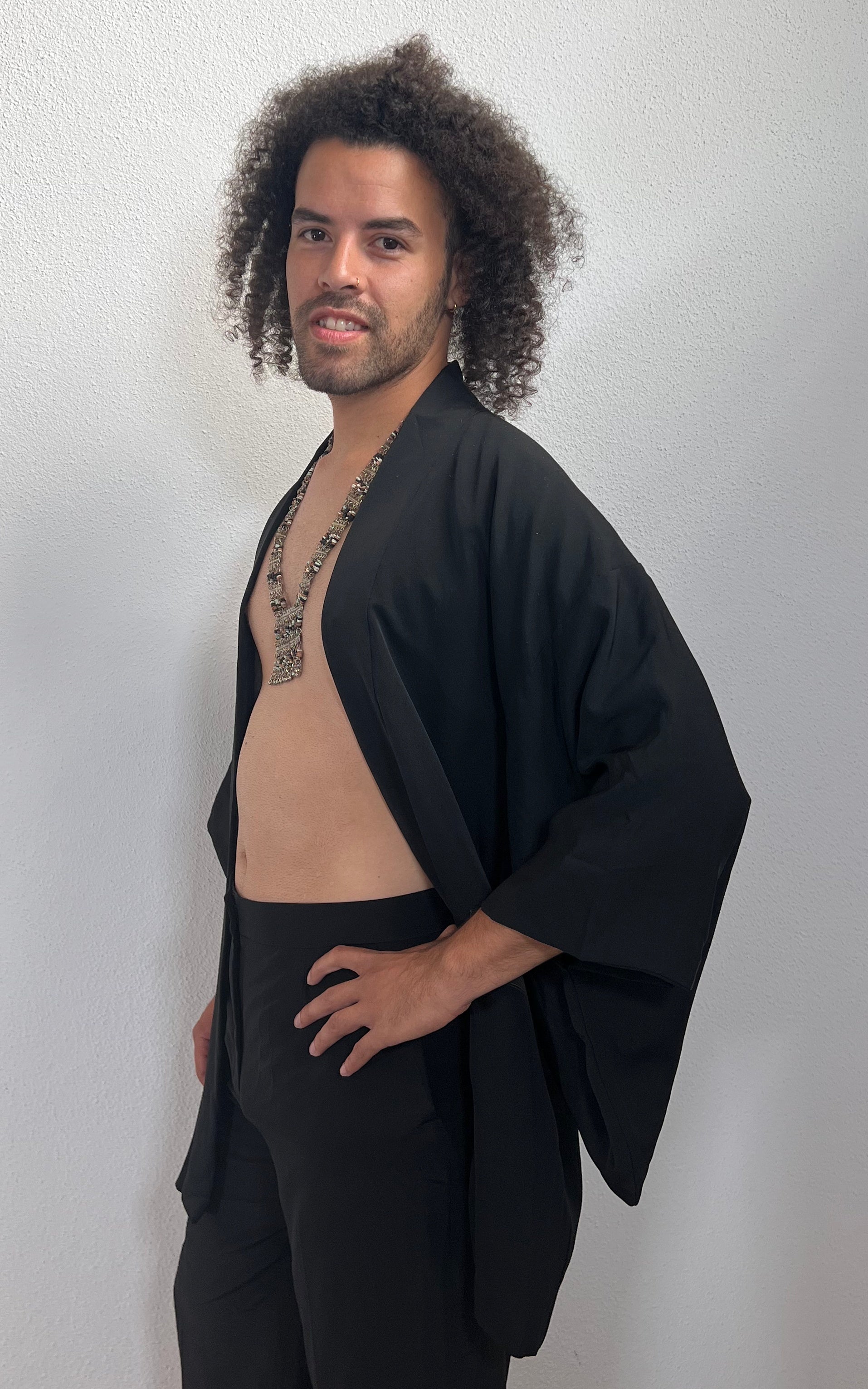 Vintage MENS Haori Silk Kimono