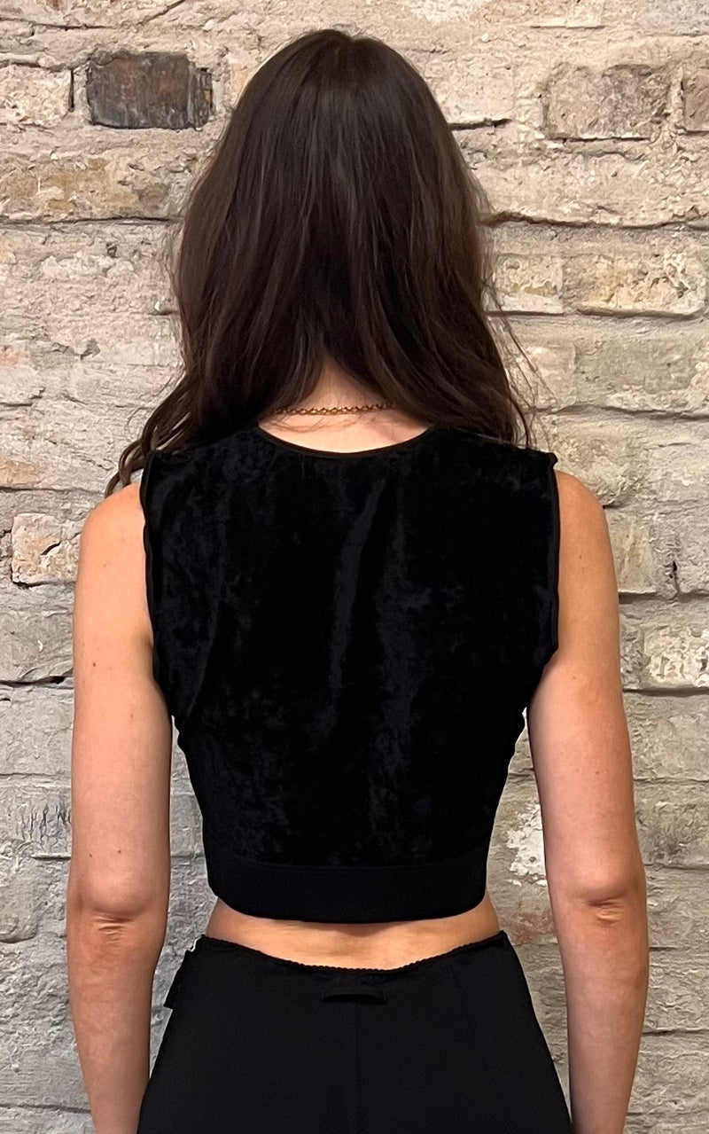 Vintage Burn Out Velvet Top