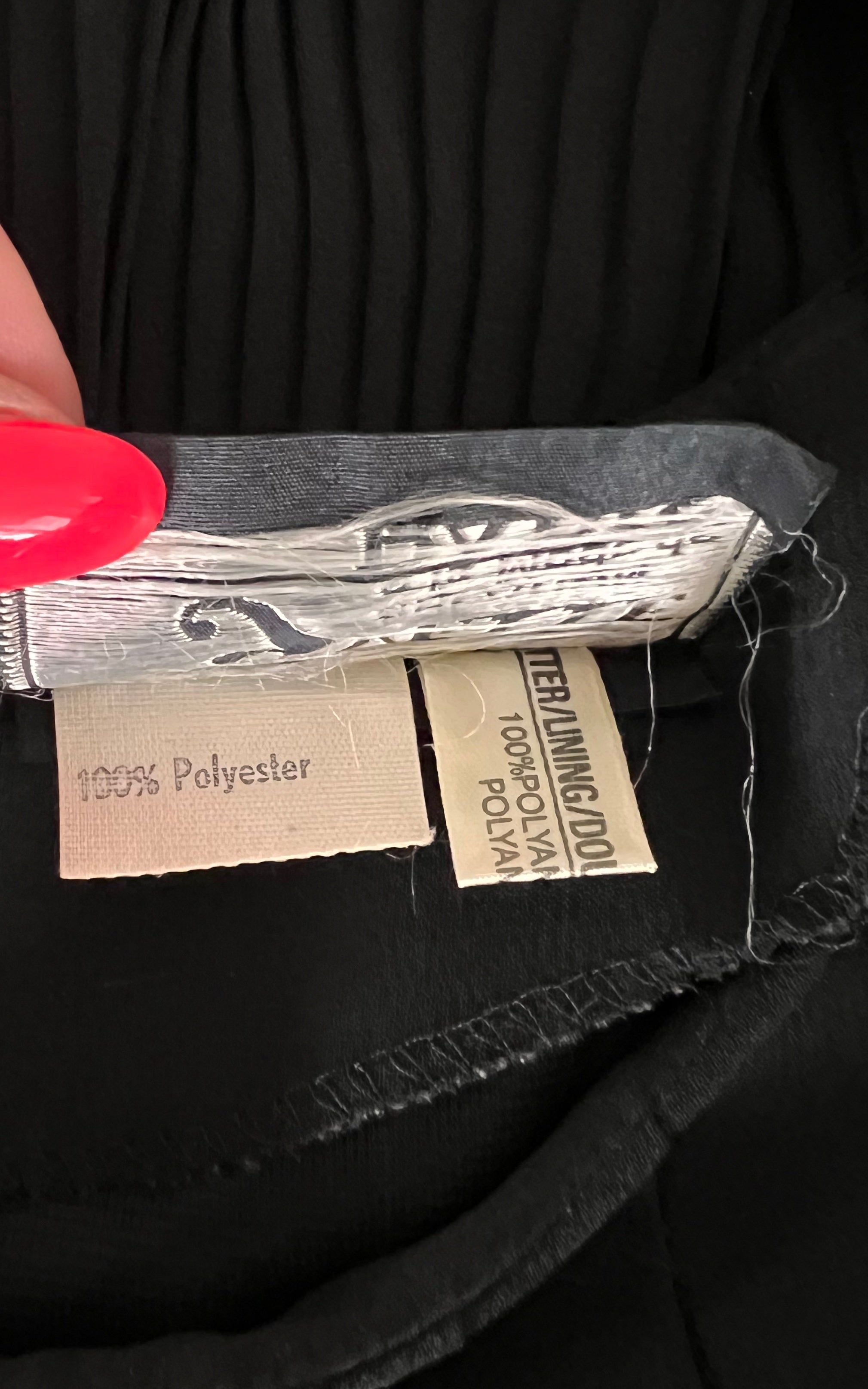 Vintage 70s Yvette Paris Volant Dress