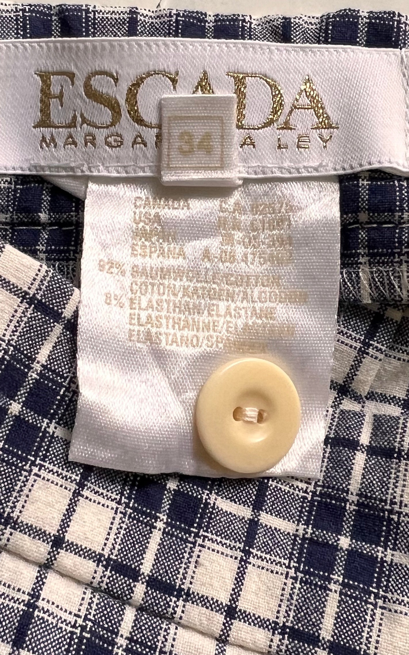 Pantaloni skinny vintage Escada