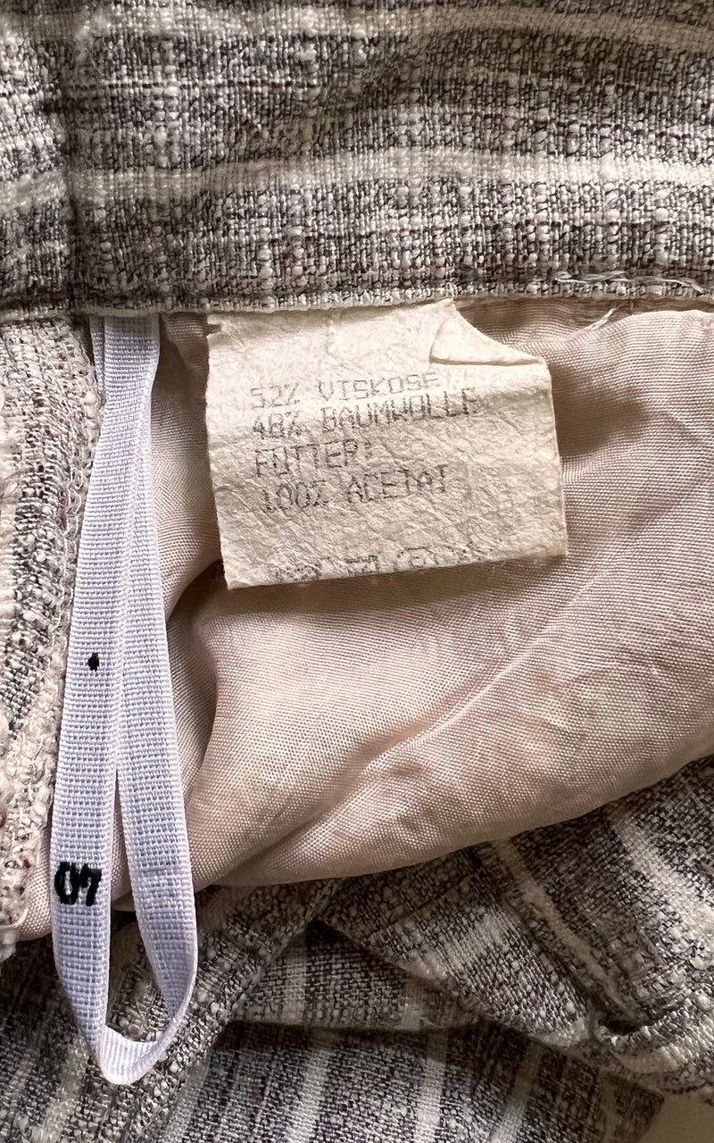 Vintage 80s Striped Pleated Pants