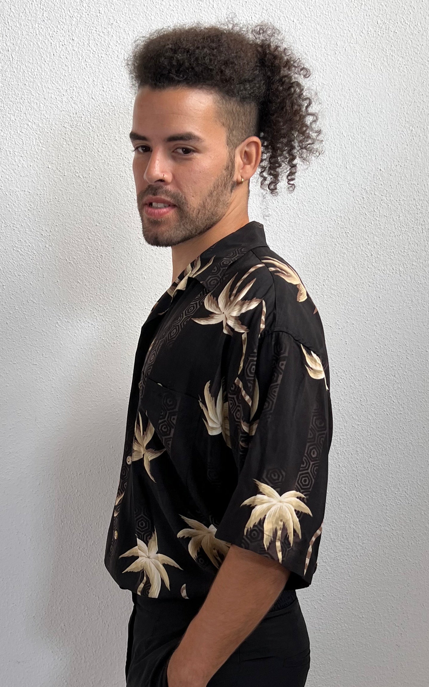 Vintage MENS Bamboo Hawaii Shirt