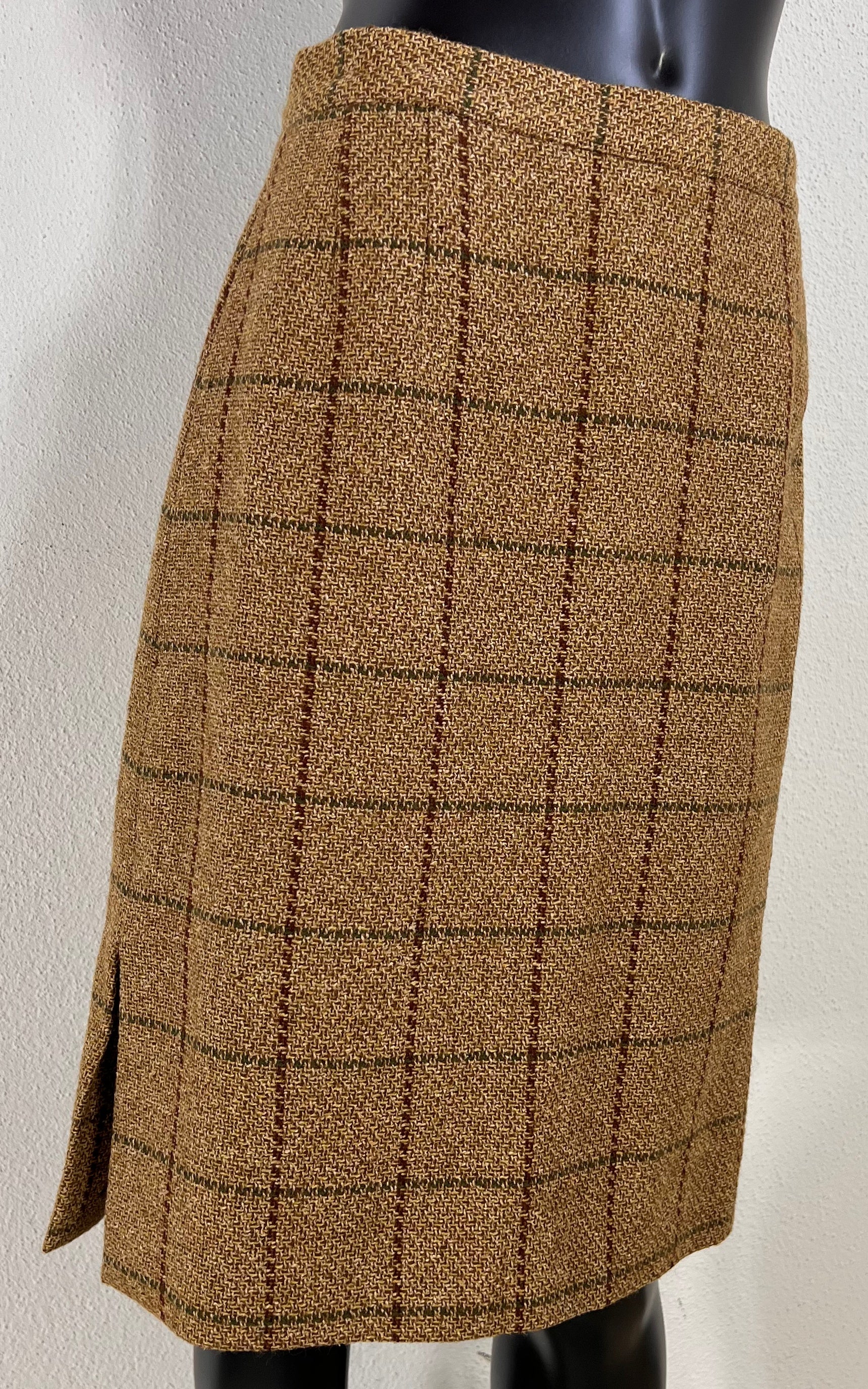 Vintage Valentino Miss V Glencheck Skirt