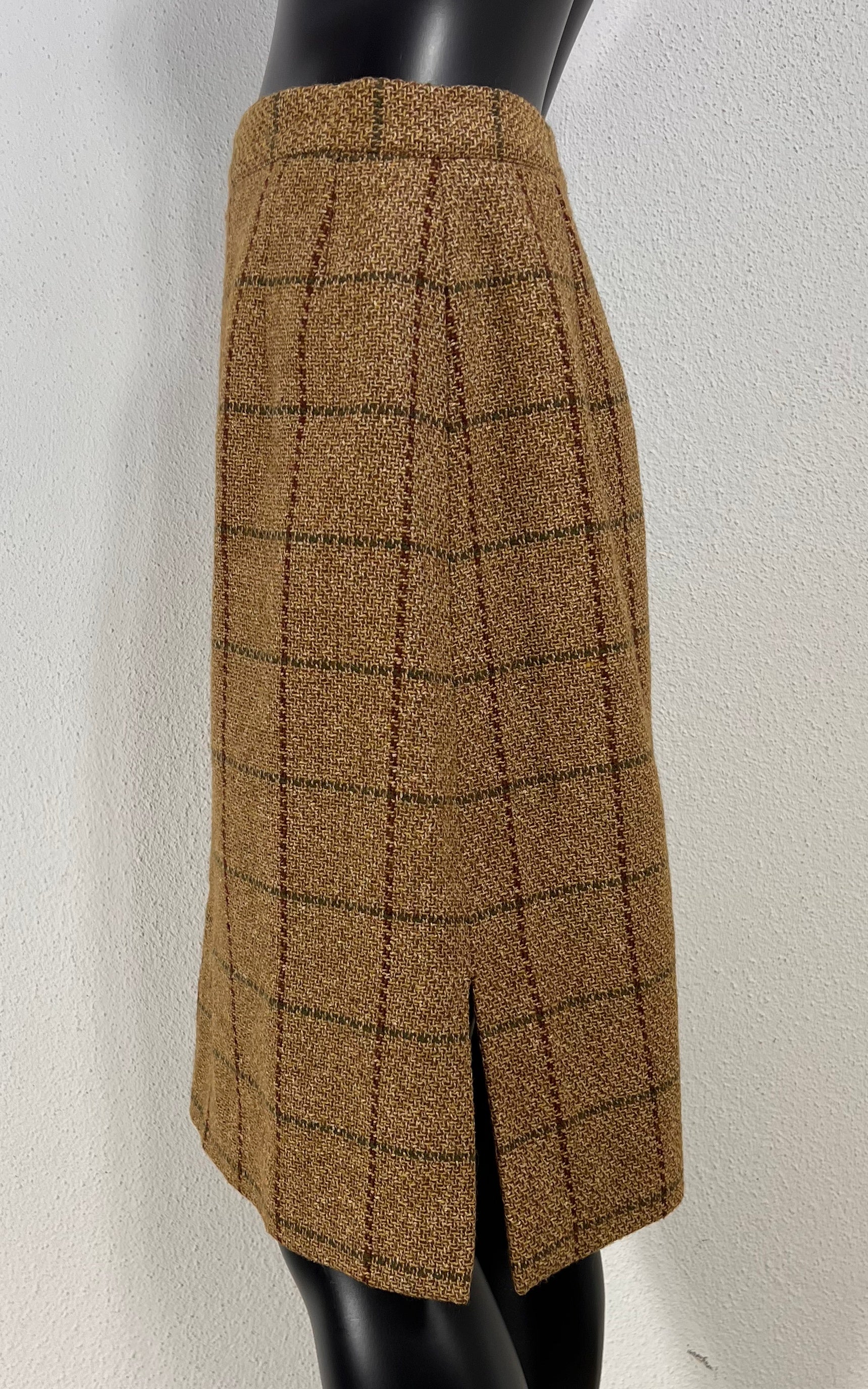 Vintage Valentino Miss V Glencheck Skirt