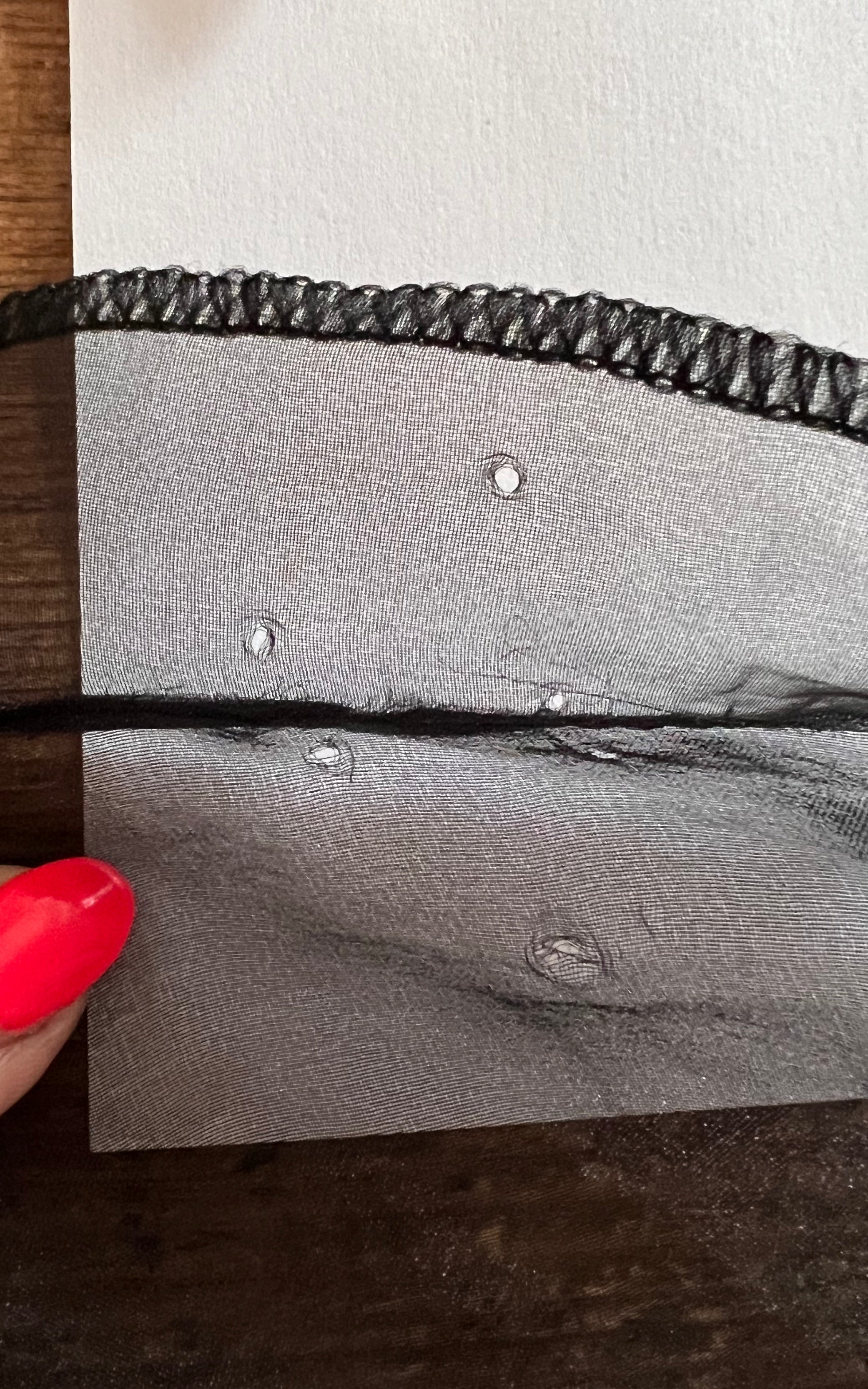 Vintage Sheer Voile Wrap Top