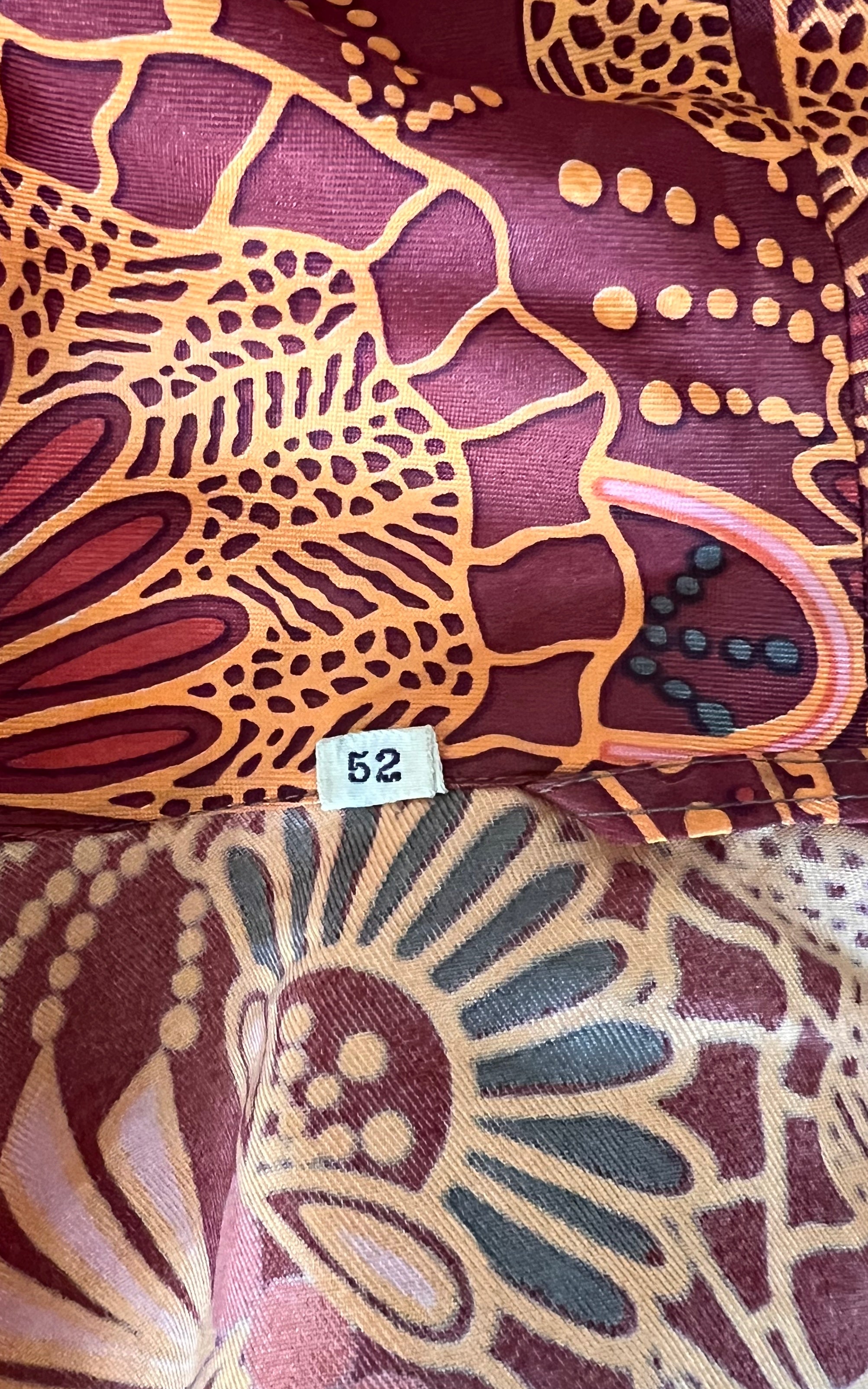 Vintage MENS Psychedelic Morning Coat