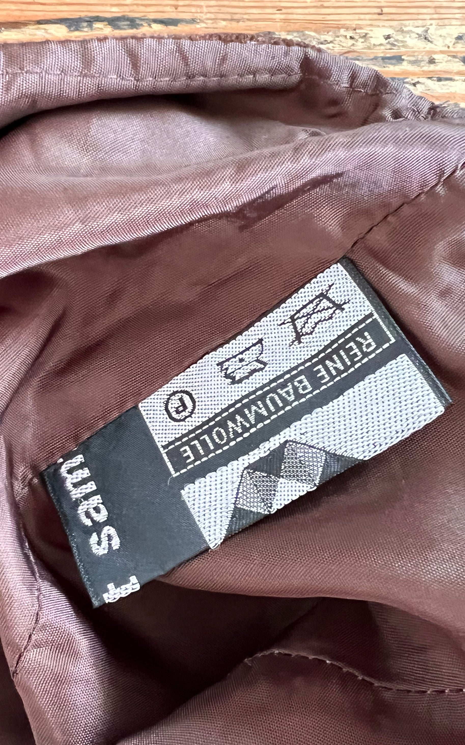 Vintage 70s Darkbrown Velvet Flare