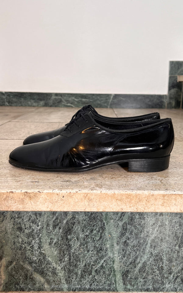 Vintage Gianni Versace Patent Boots 41