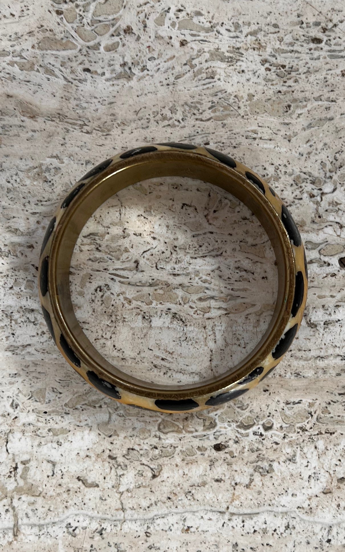 Vintage Indian Horn Leo Bangle