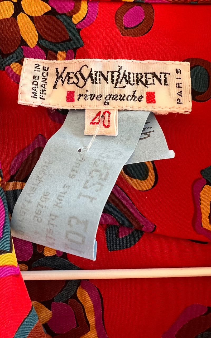 Vintage Yves Saint Laurent Silk Dress