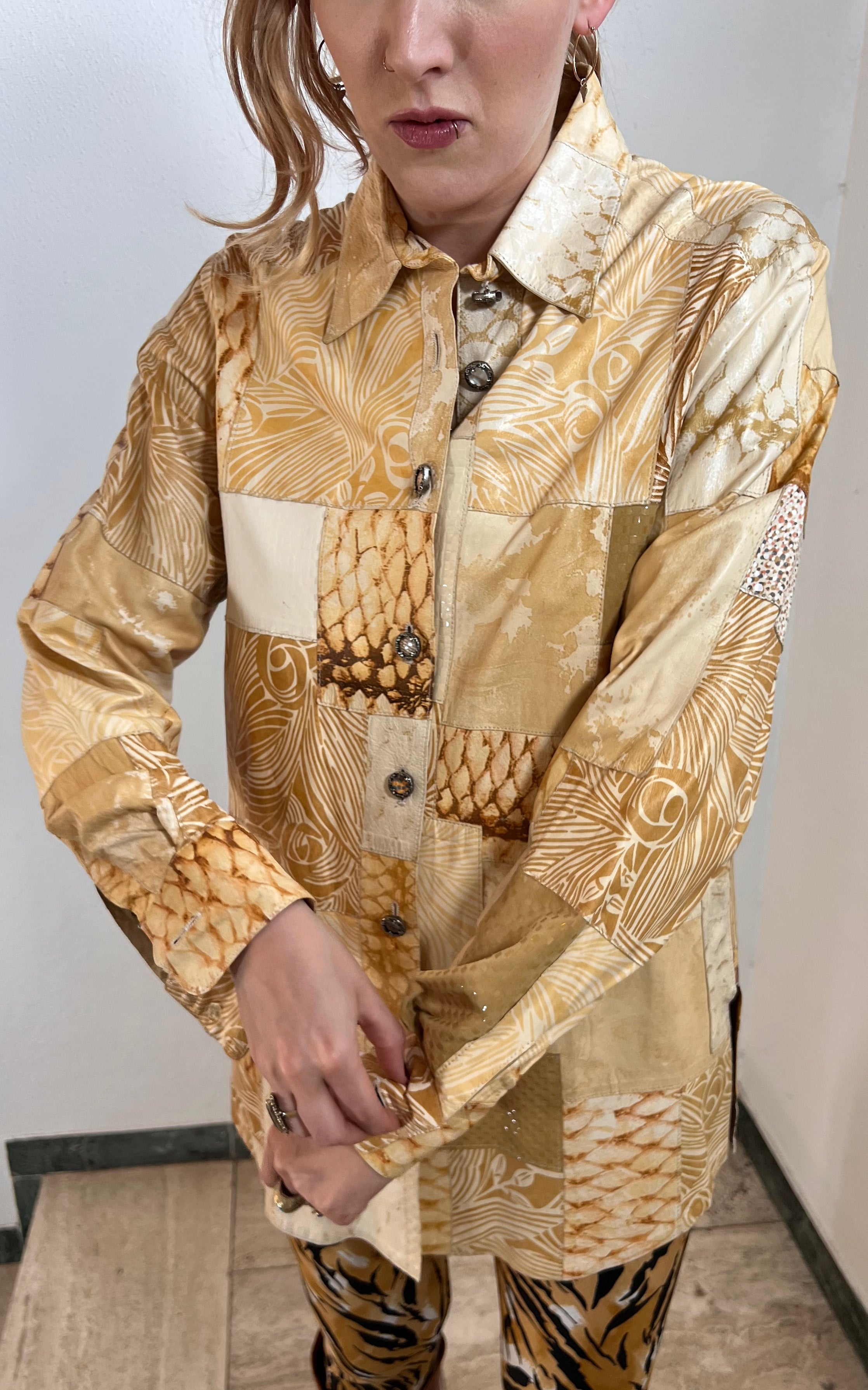 Vintage Y2K Roberto Cavalli Leatherjacket