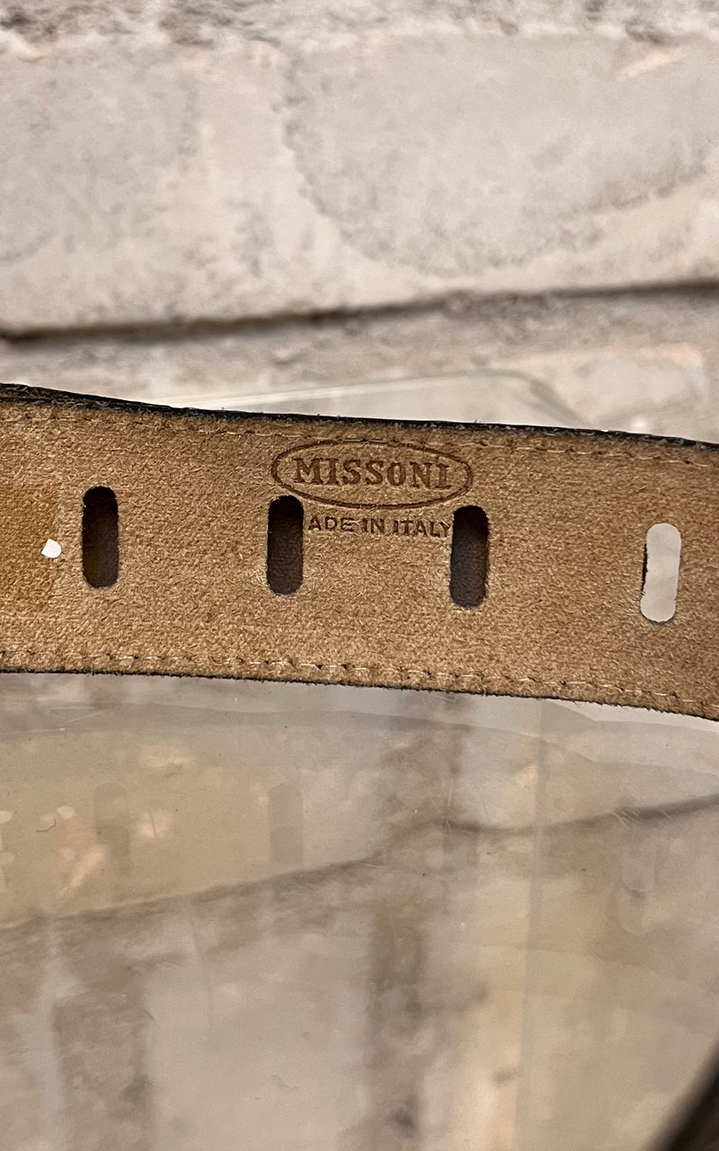 Vintage 70s Missoni Glitter Belt