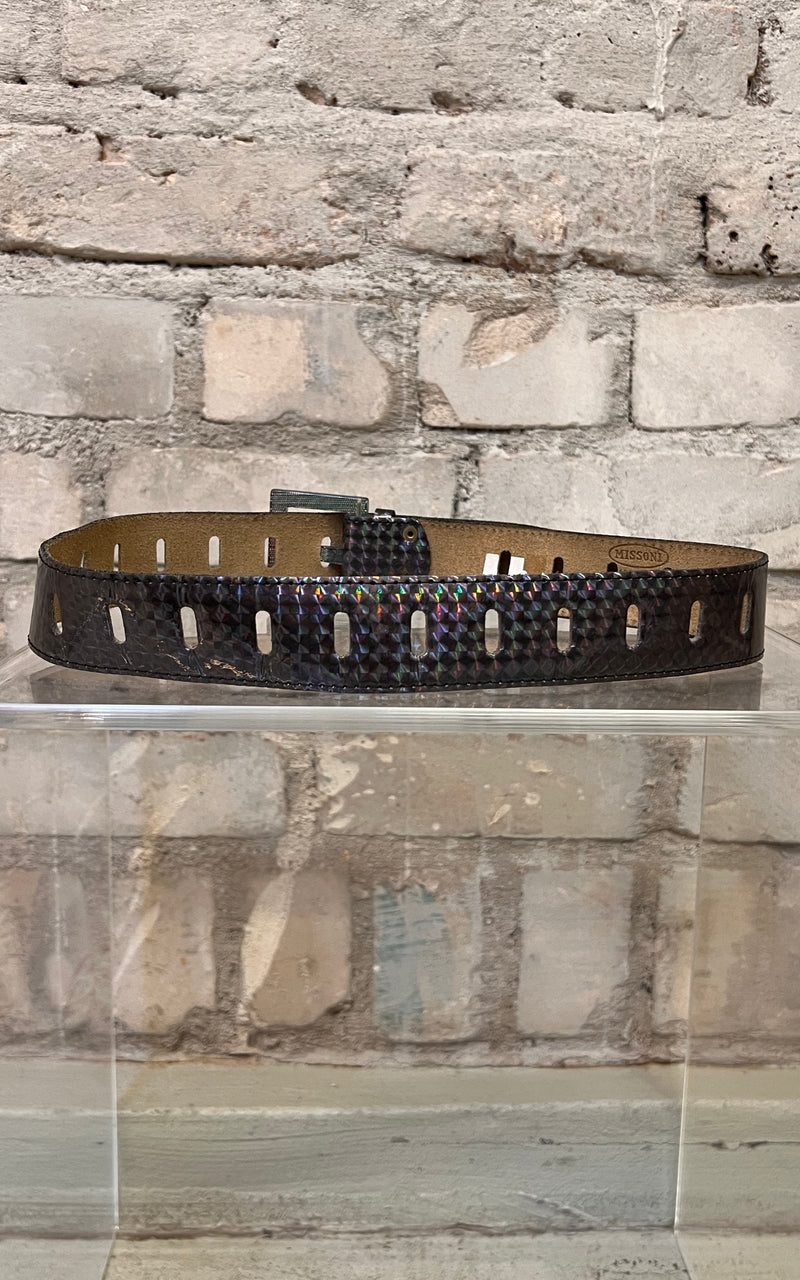 Vintage 70s Missoni Glitter Belt