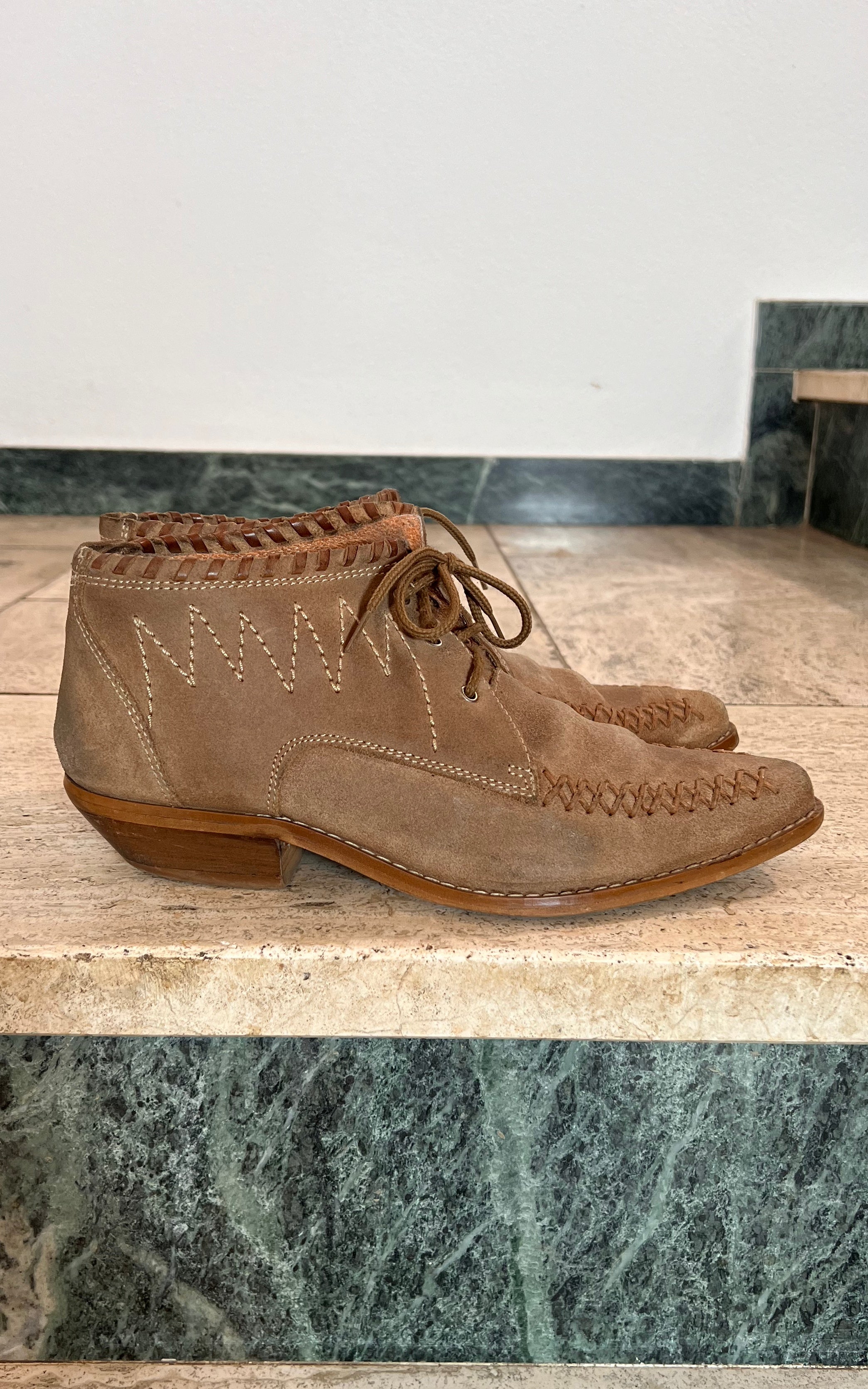 Vintage Spago Cowboy Shoes 40