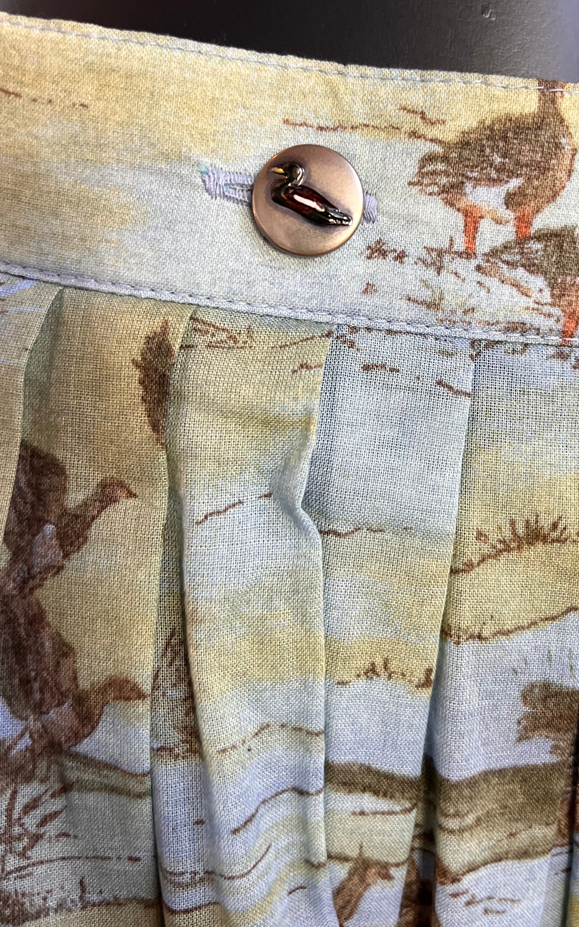 Vintage County Line Ducks Maxi Skirt