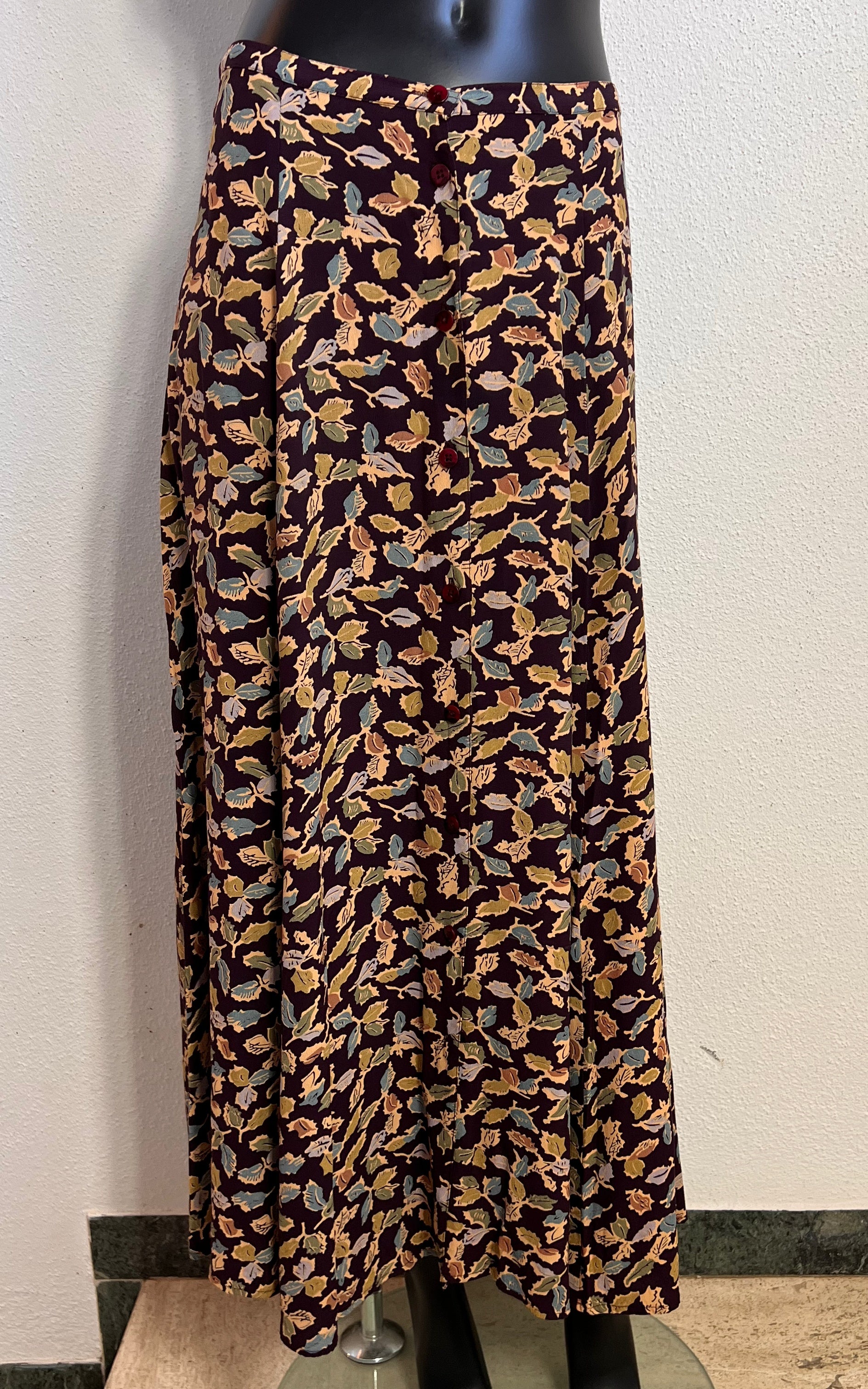 Vintage Eddie Bauer Autum Leafs Maxi Skirt