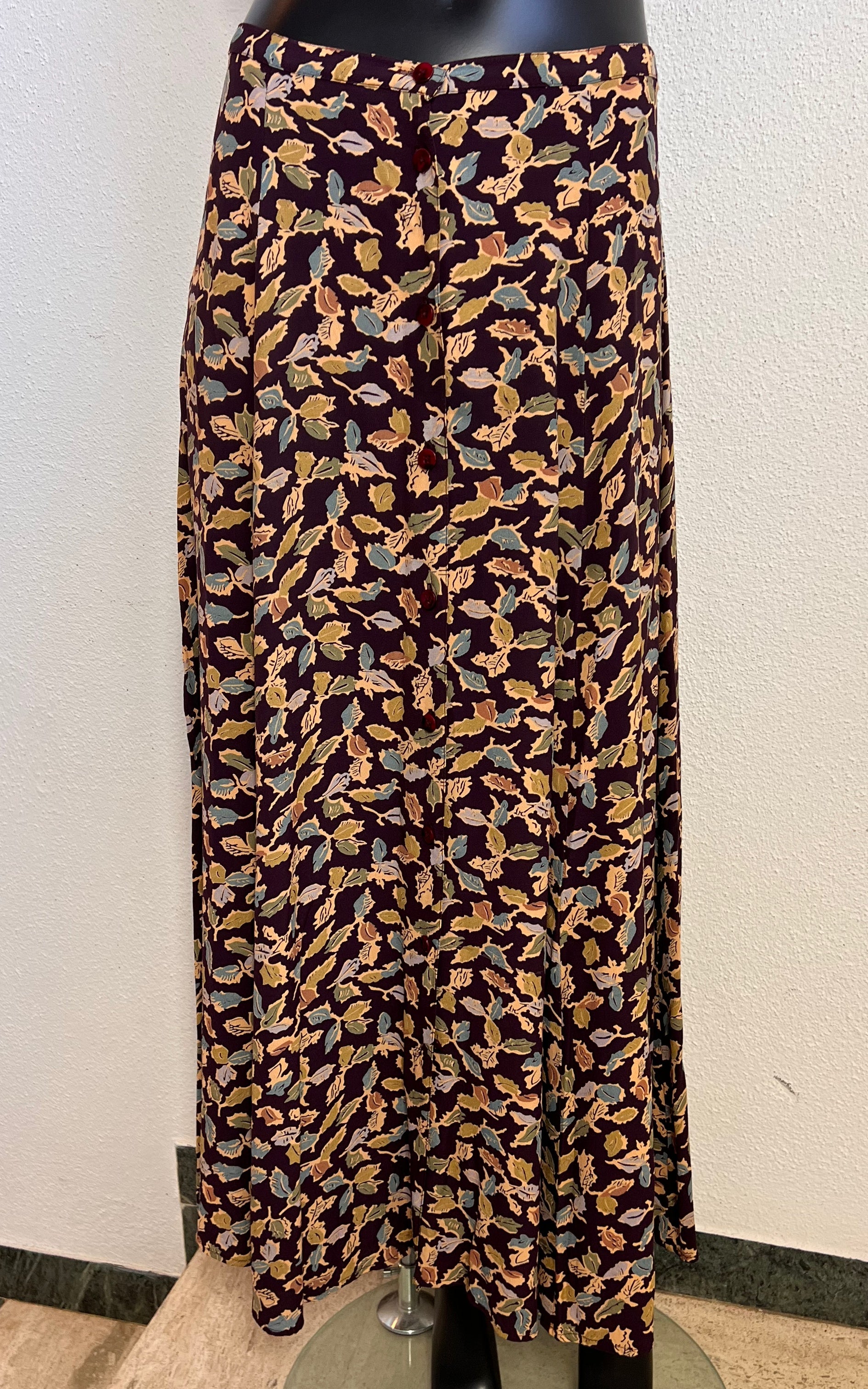 Vintage Eddie Bauer Autum Leafs Maxi Skirt