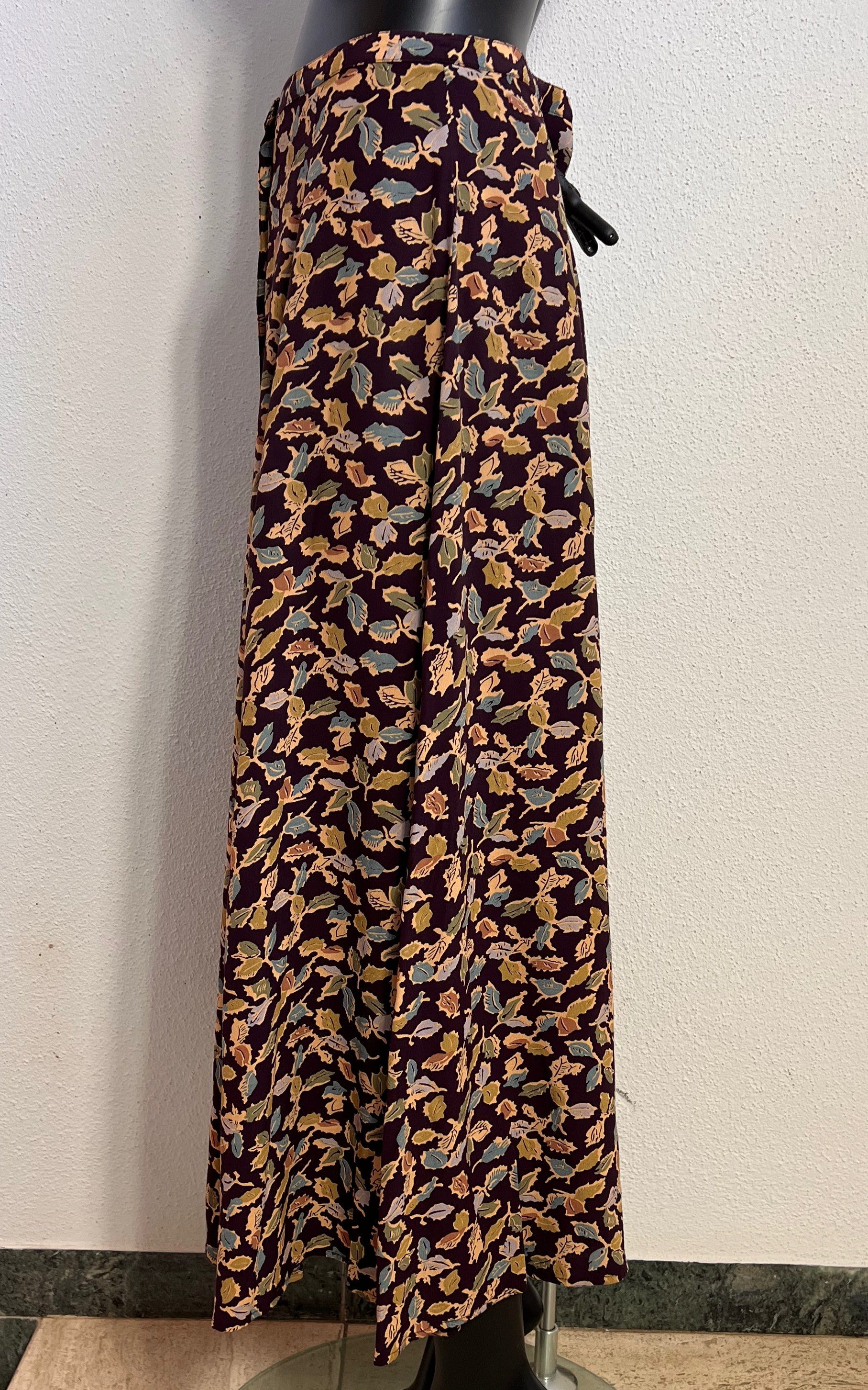 Vintage Eddie Bauer Autum Leafs Maxi Skirt
