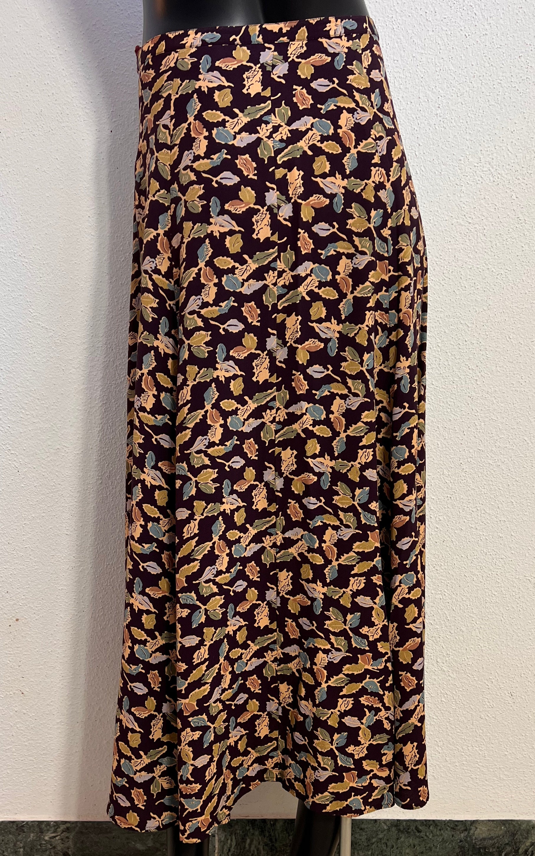 Vintage Eddie Bauer Autum Leafs Maxi Skirt