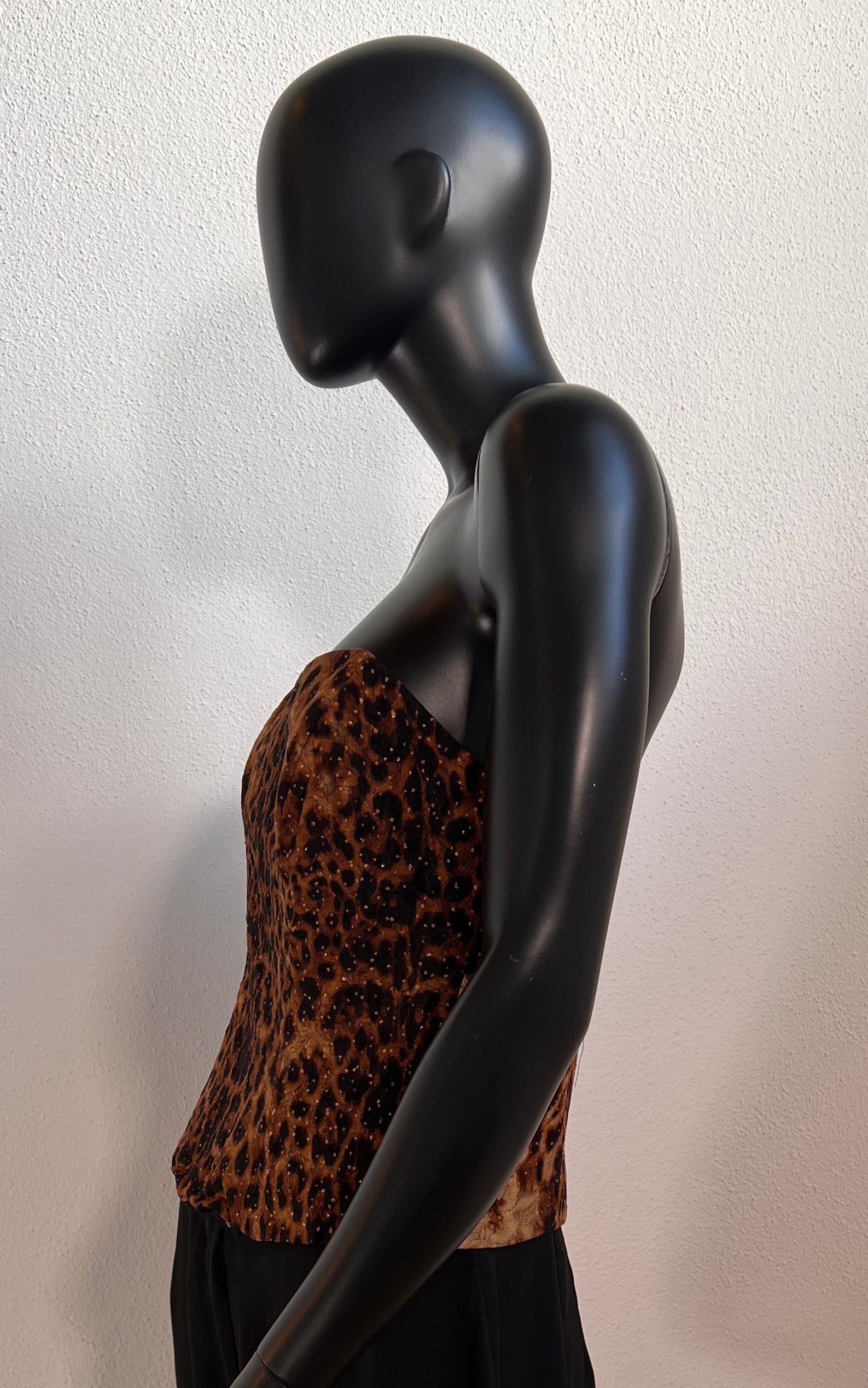Vintage Nicowa Leopard Bustier