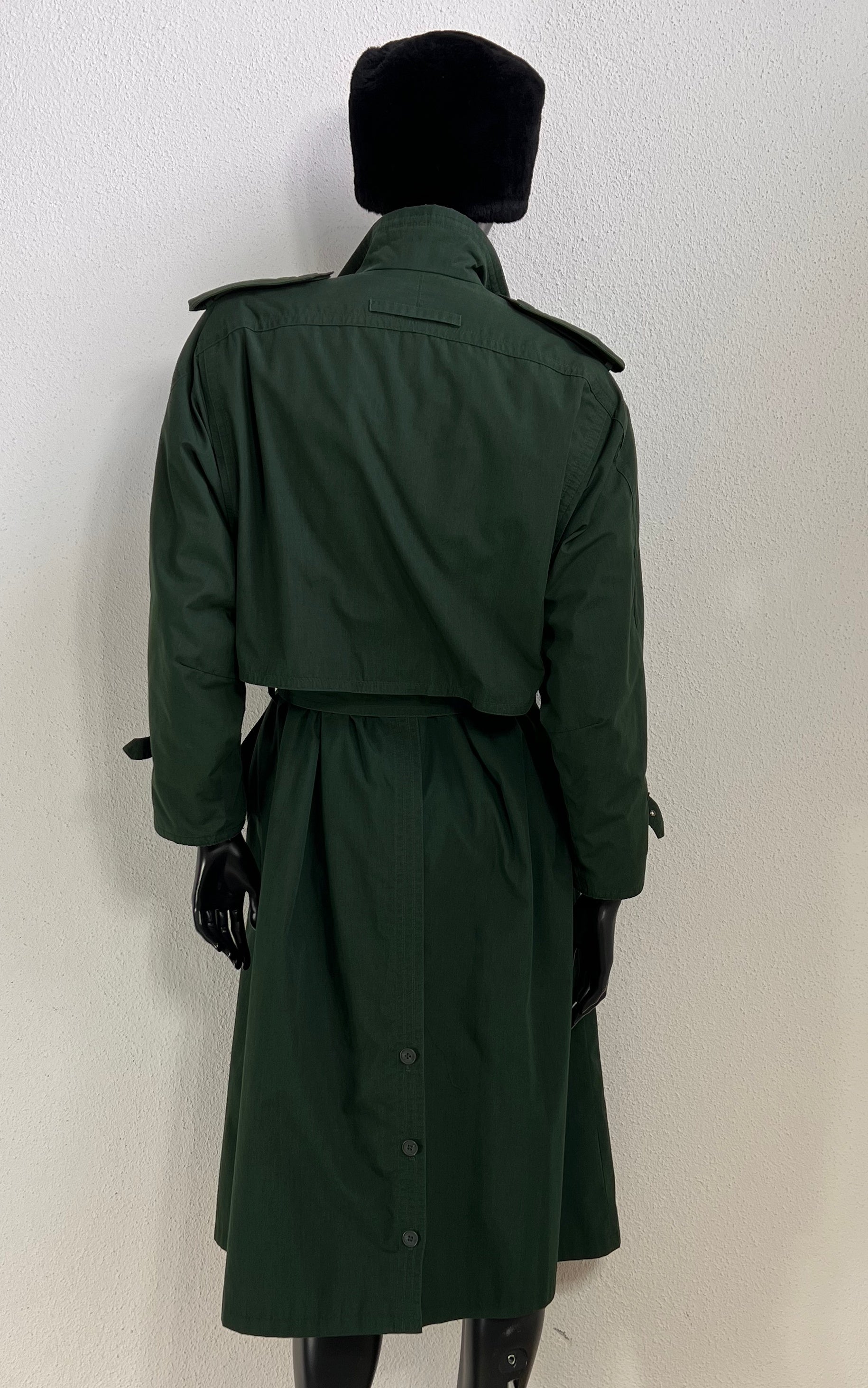 Vintage Darkgreen Trenchcoat