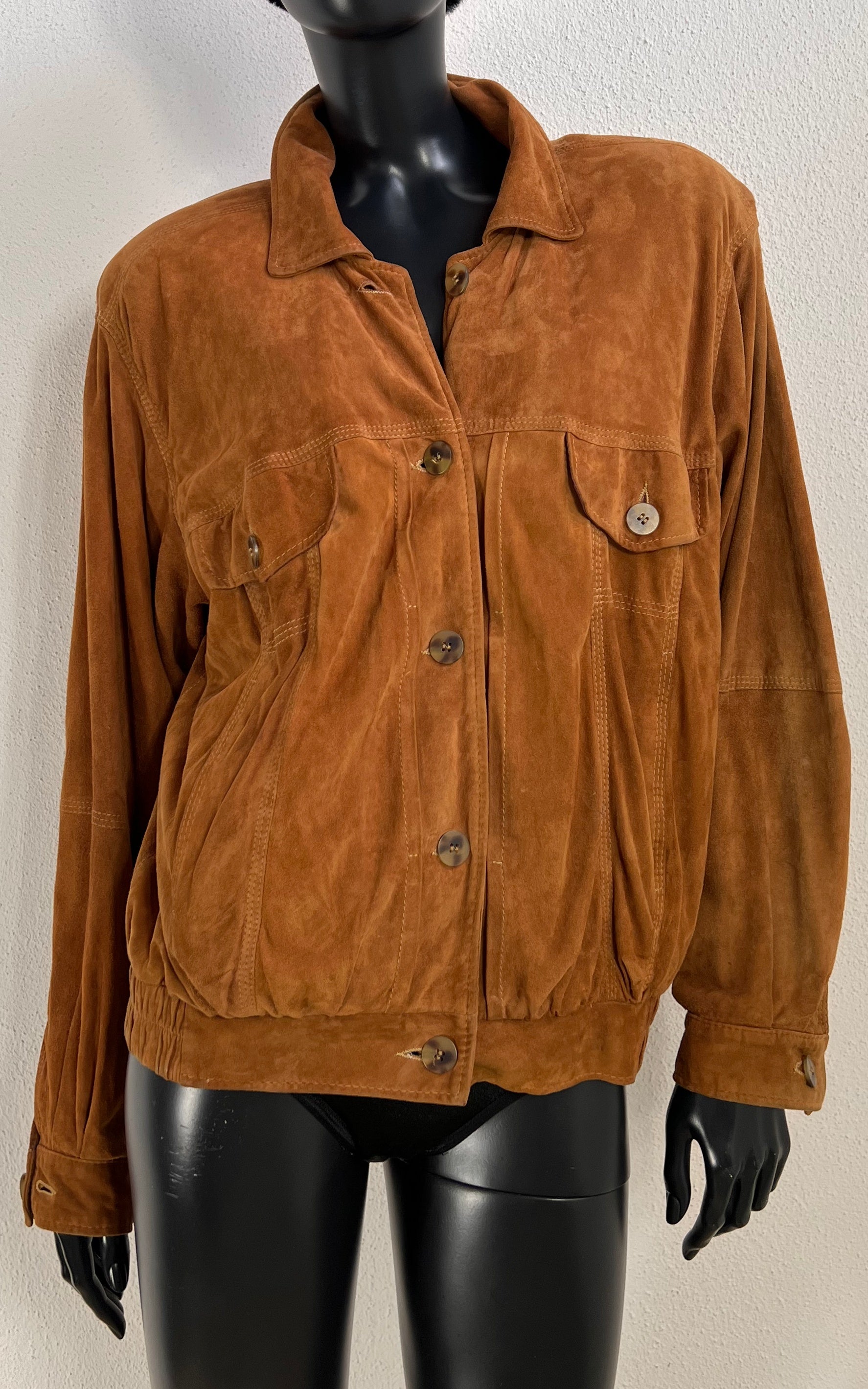 Vintage 90s Otto Kern Suede Blouson Jacket