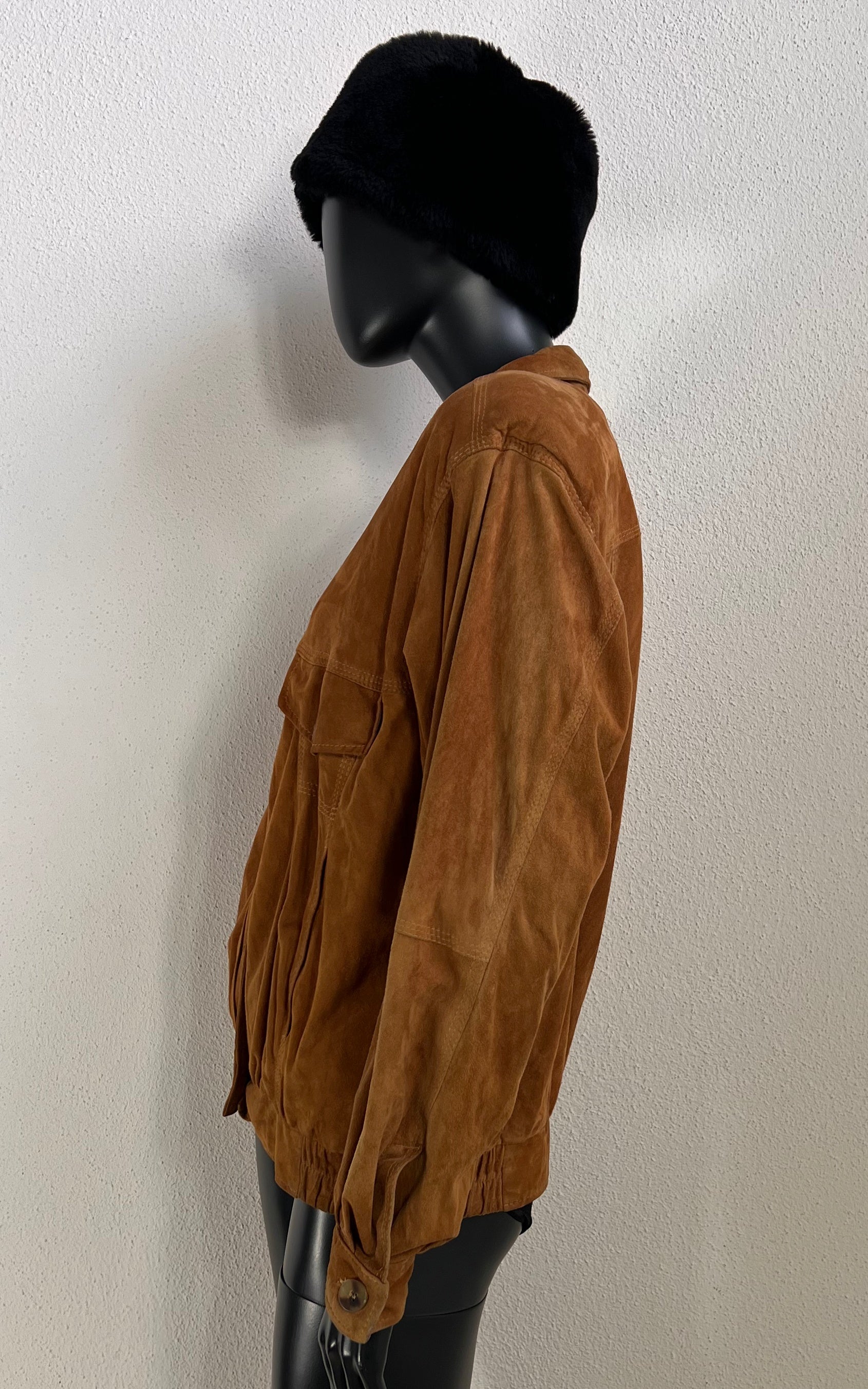 Vintage 90s Otto Kern Suede Blouson Jacket