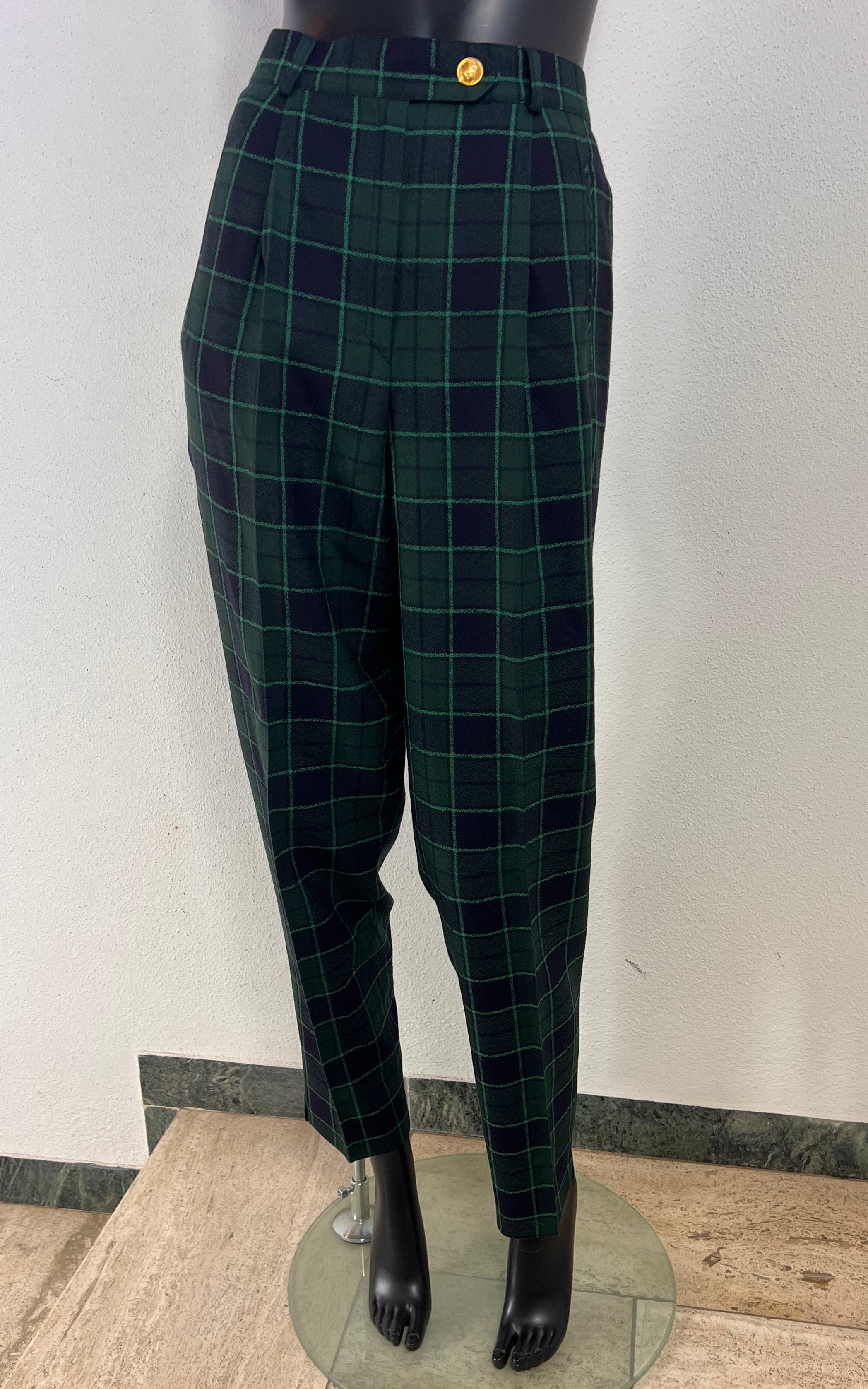 Vintage Yarell Wool Tartan Trouser