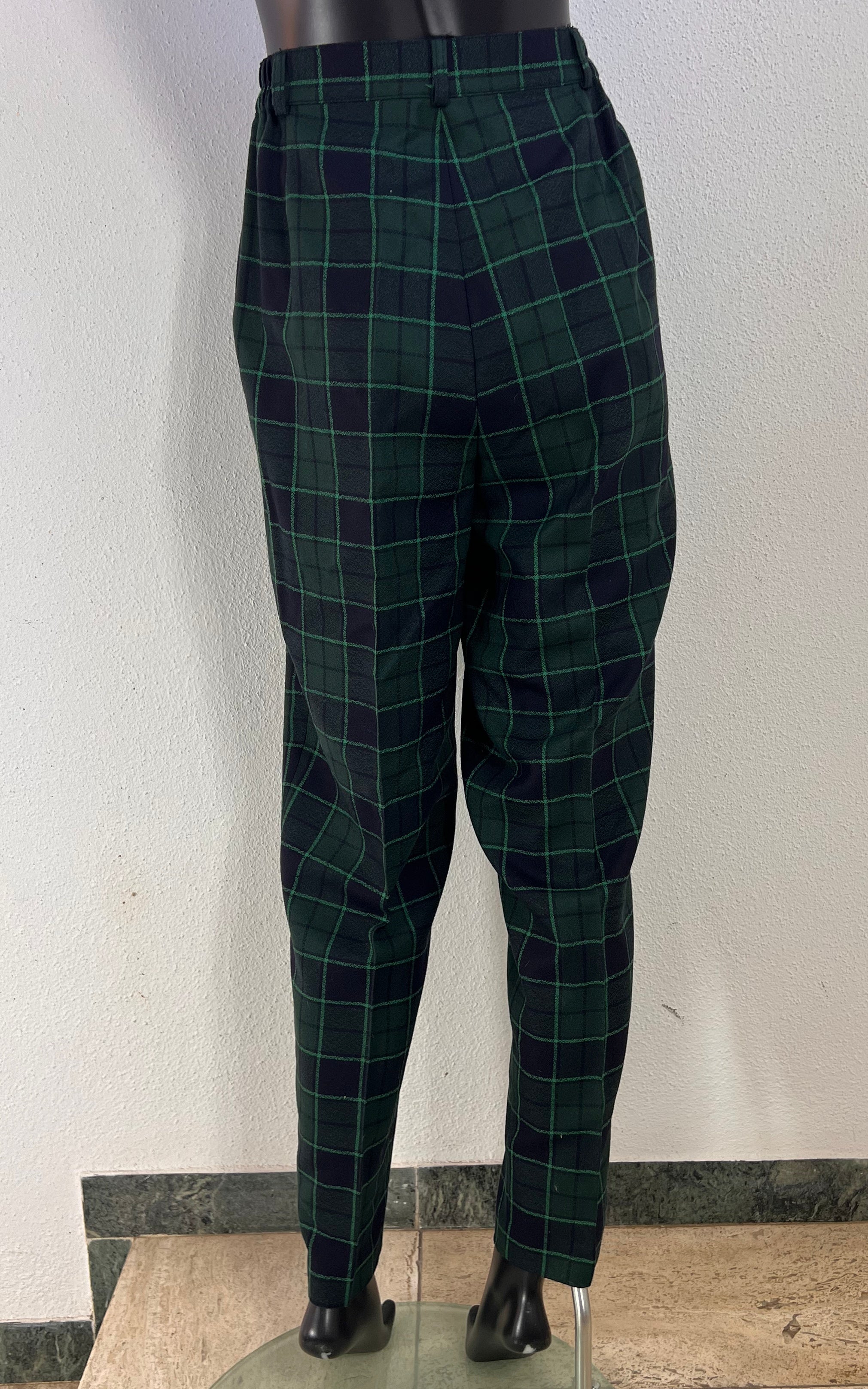 Vintage Yarell Wool Tartan Trouser