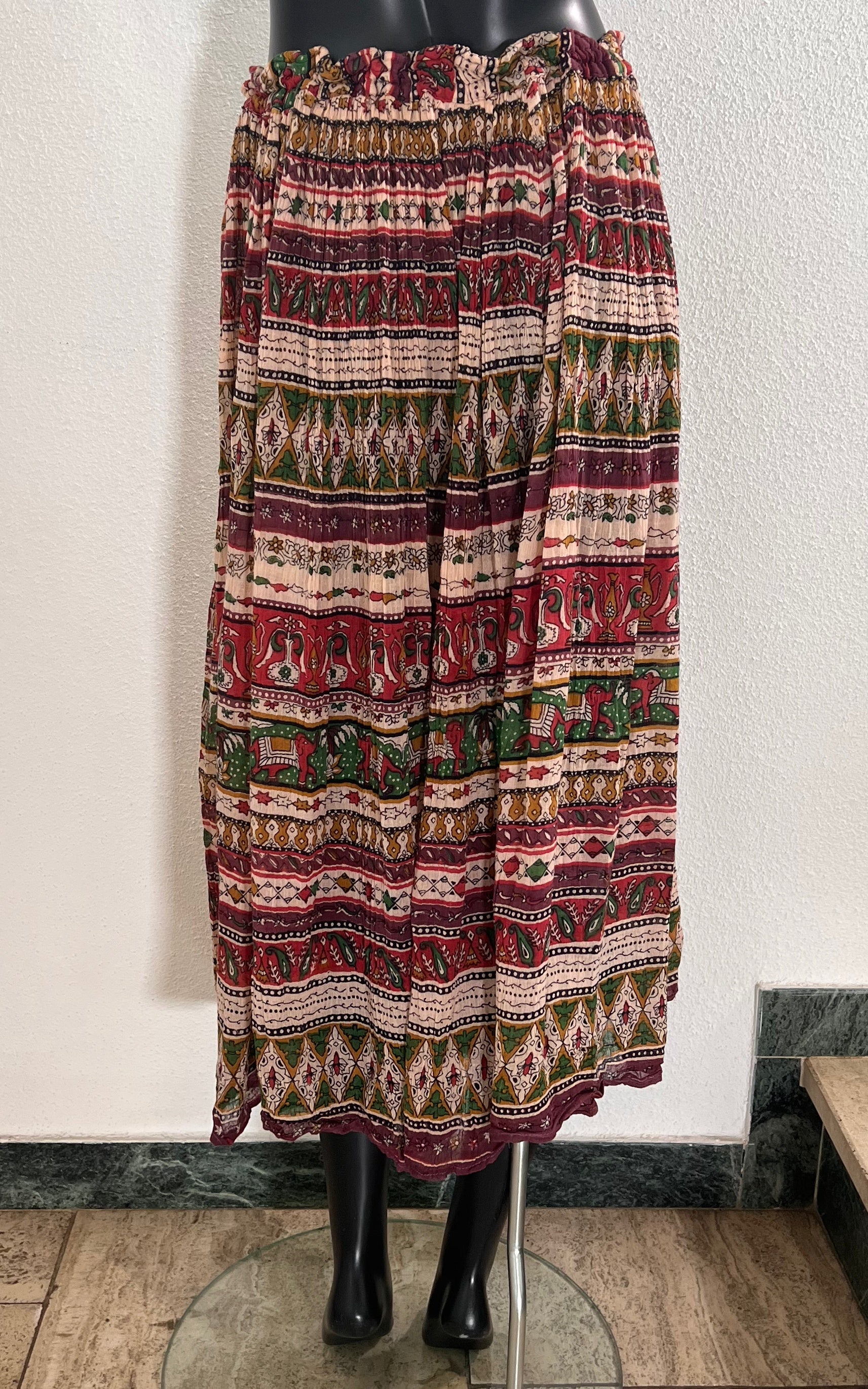 Vintage Indian Cotton Skirt
