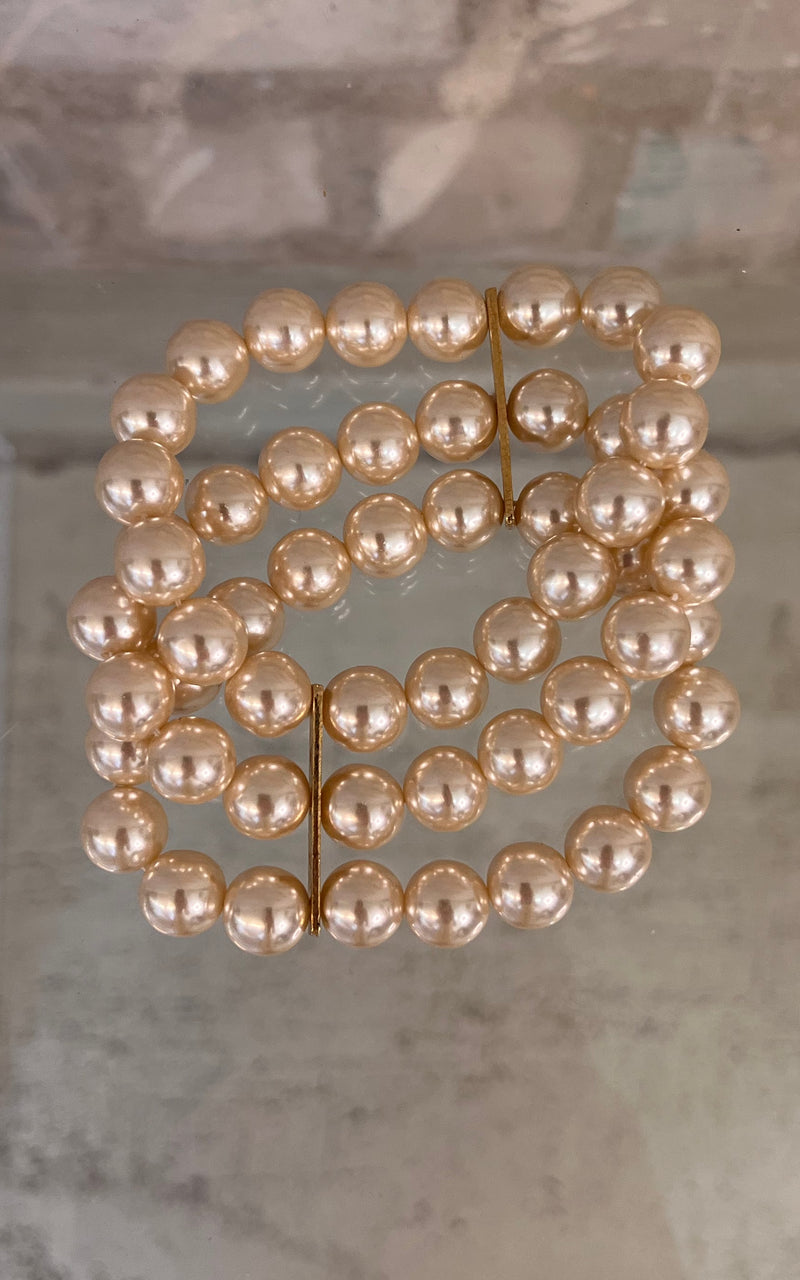 Vintage 90s Mother Of Pearl Bracelet