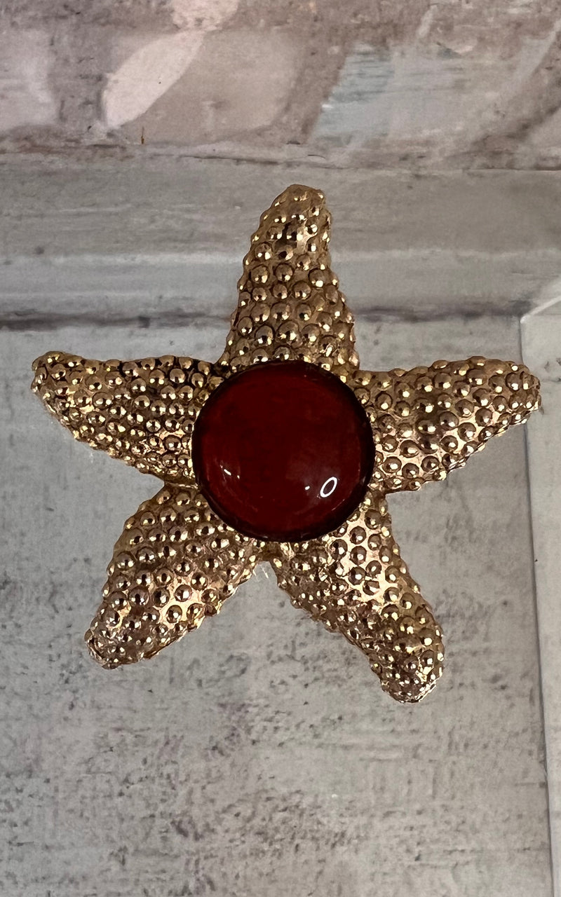 Vintage Starfish Brooch