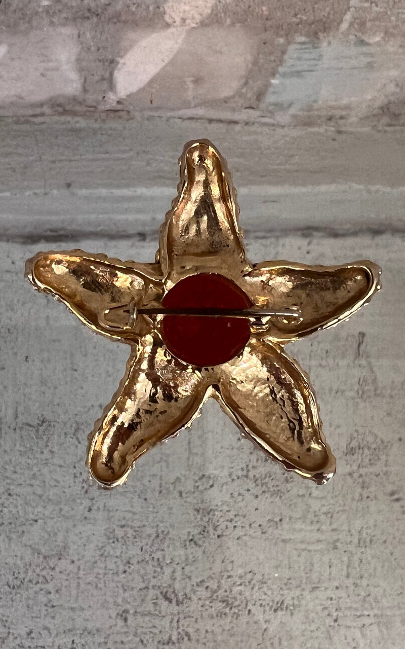 Vintage Starfish Brooch