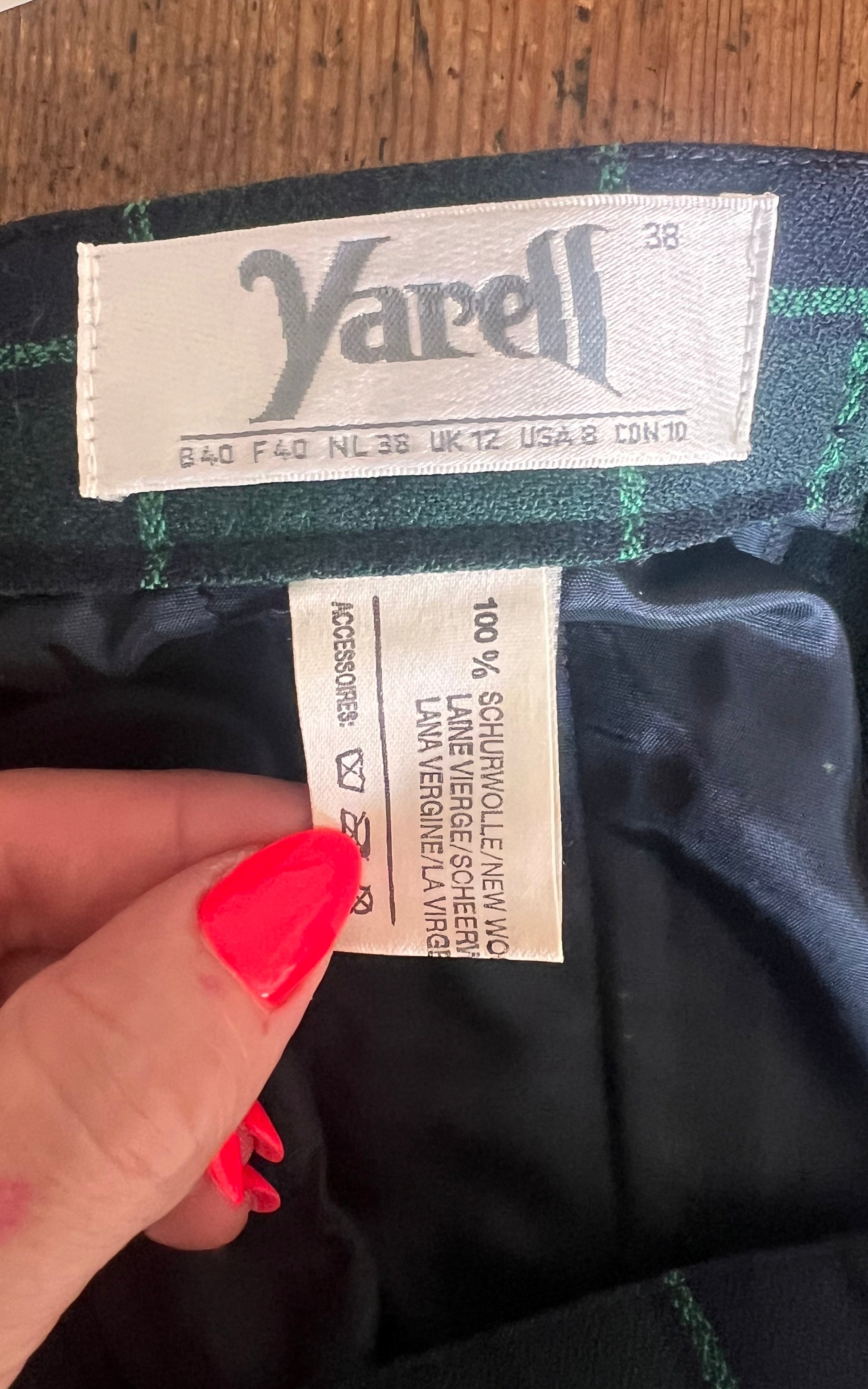 Vintage Yarell Wool Tartan Trouser