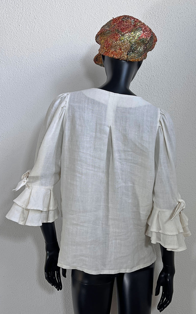 Vintage Inzi Linnen Blouse