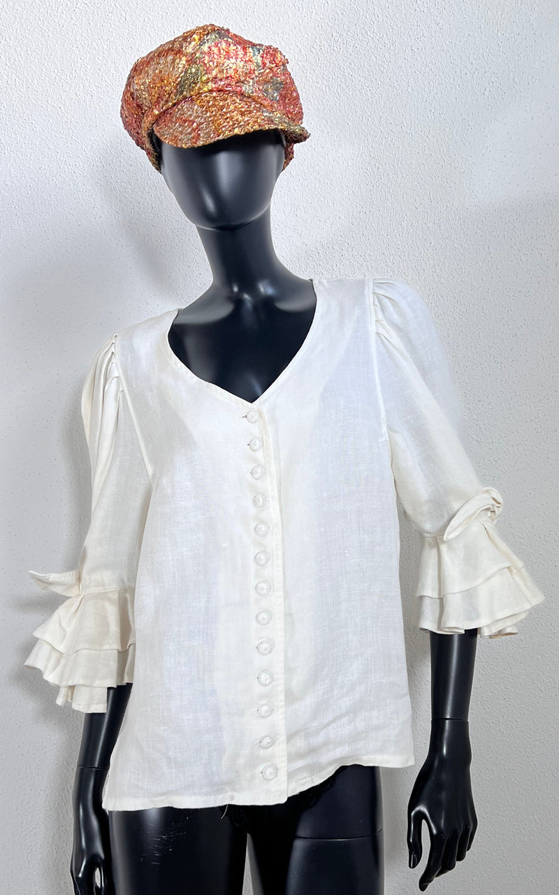 Vintage Inzi Linnen Blouse
