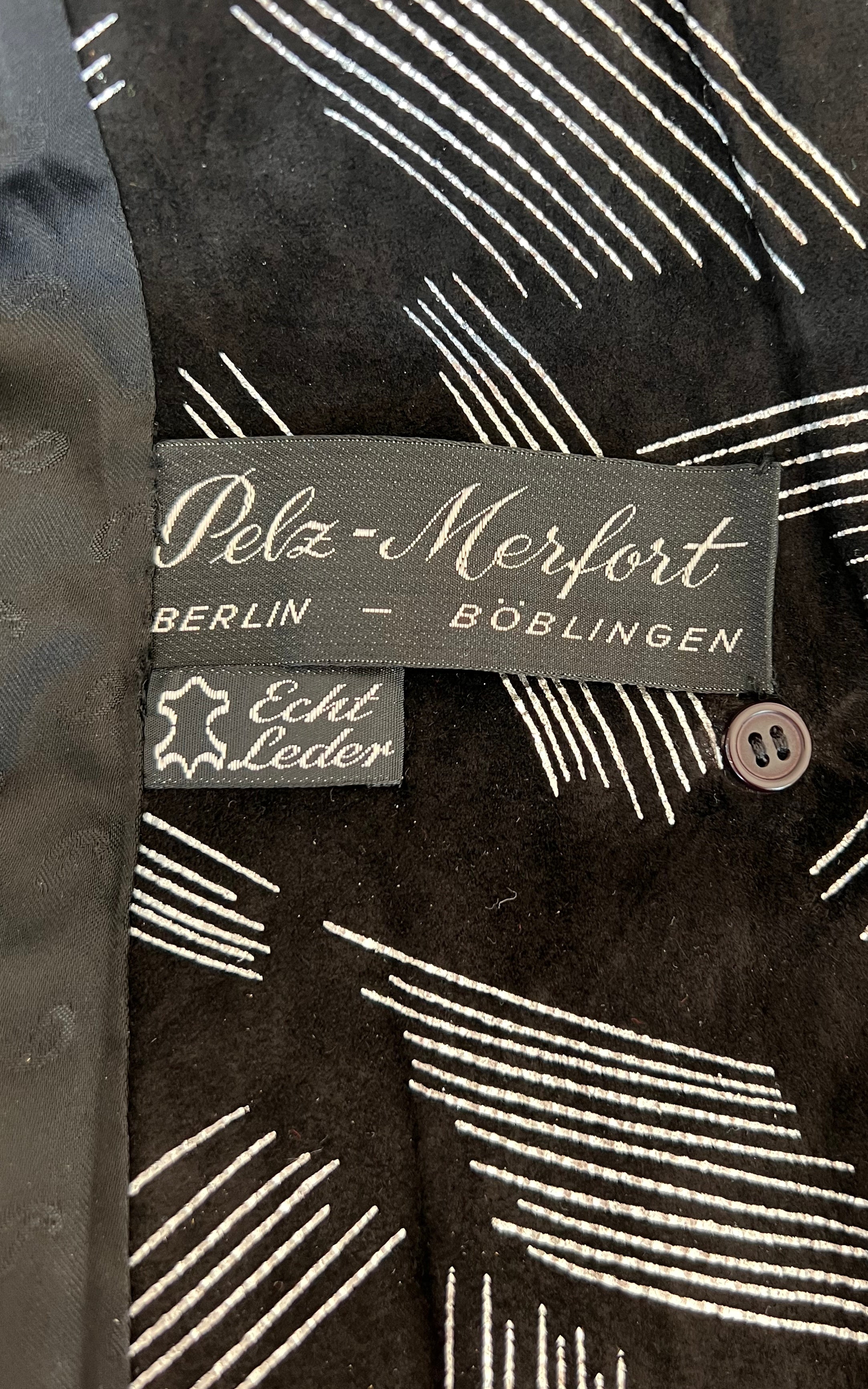 Giacca in pelle scamosciata vintage anni '90