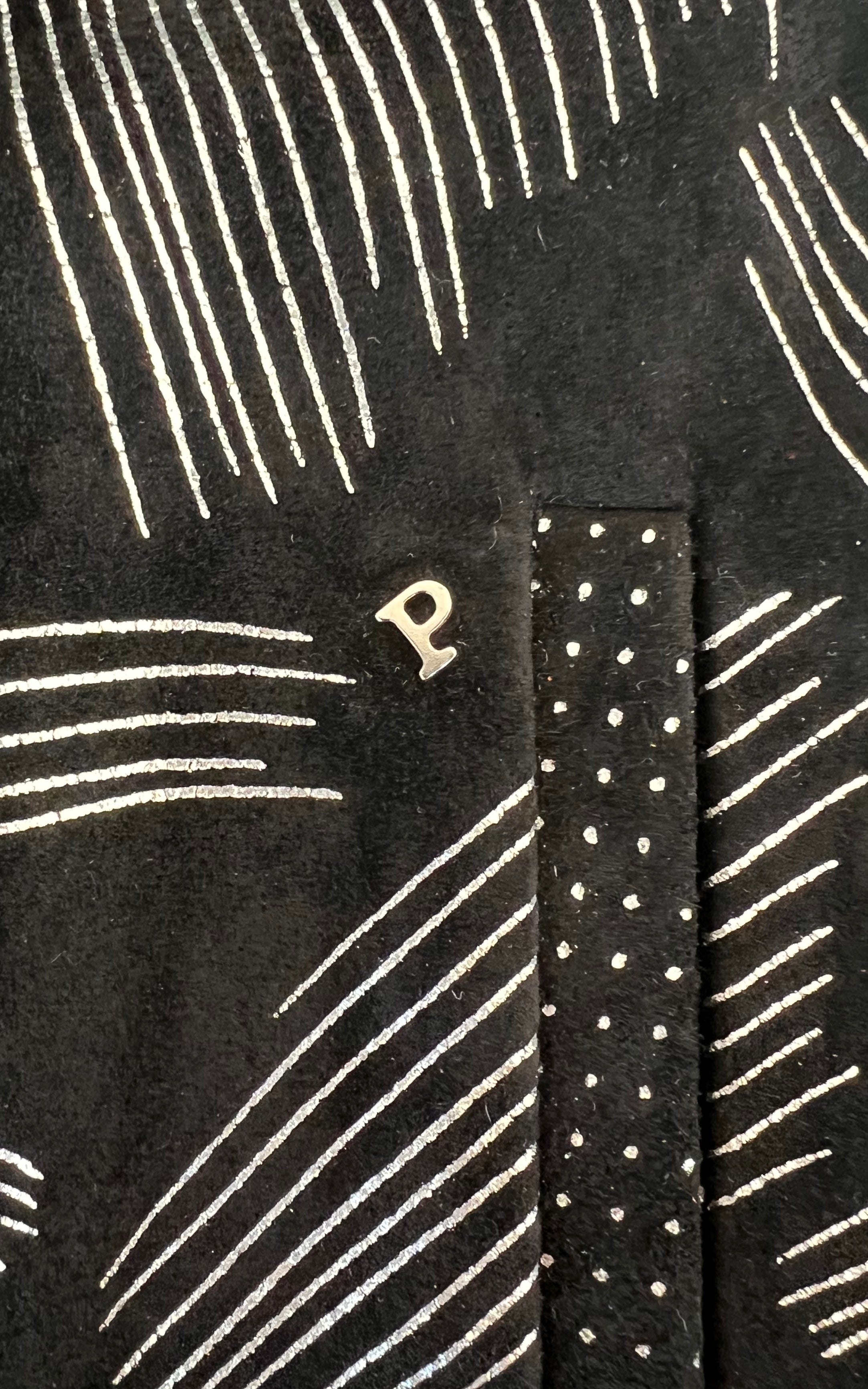 Giacca in pelle scamosciata vintage anni '90