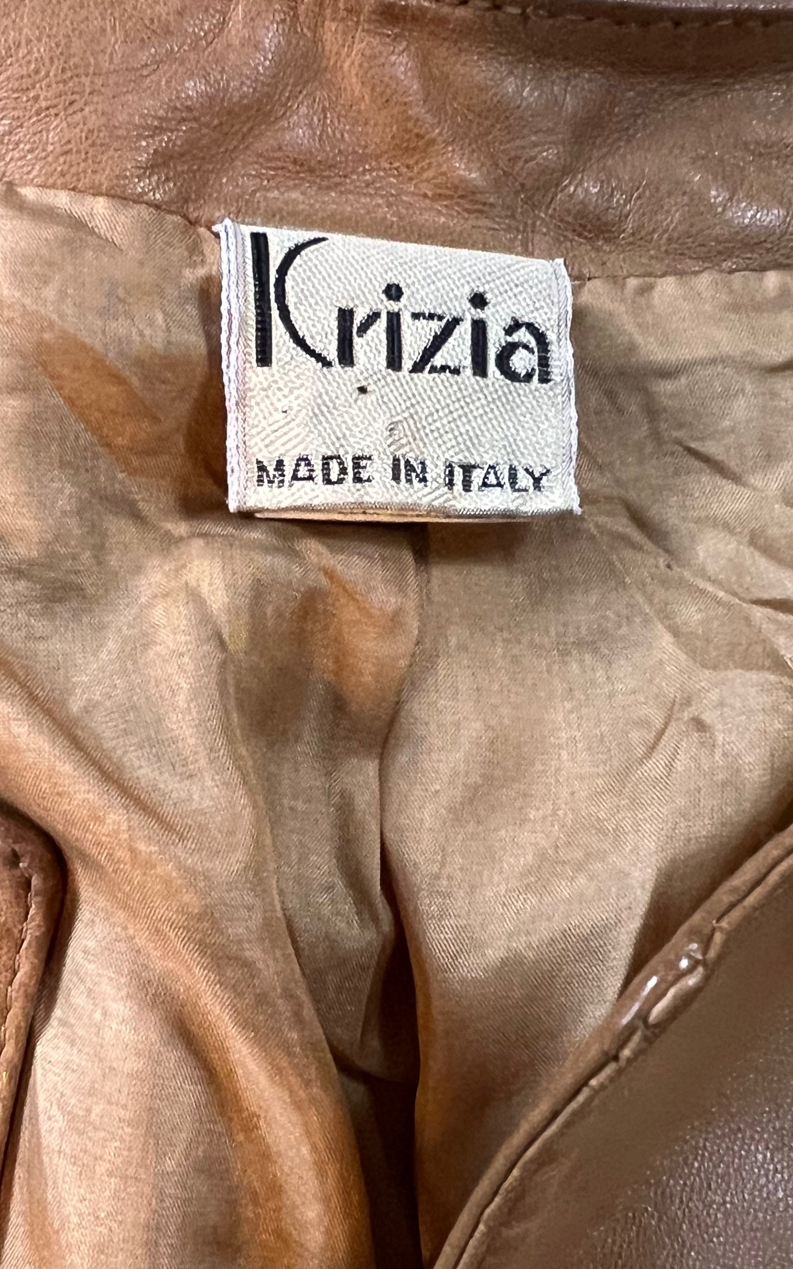 Vintage Krizia Nappa Bolero Jacket