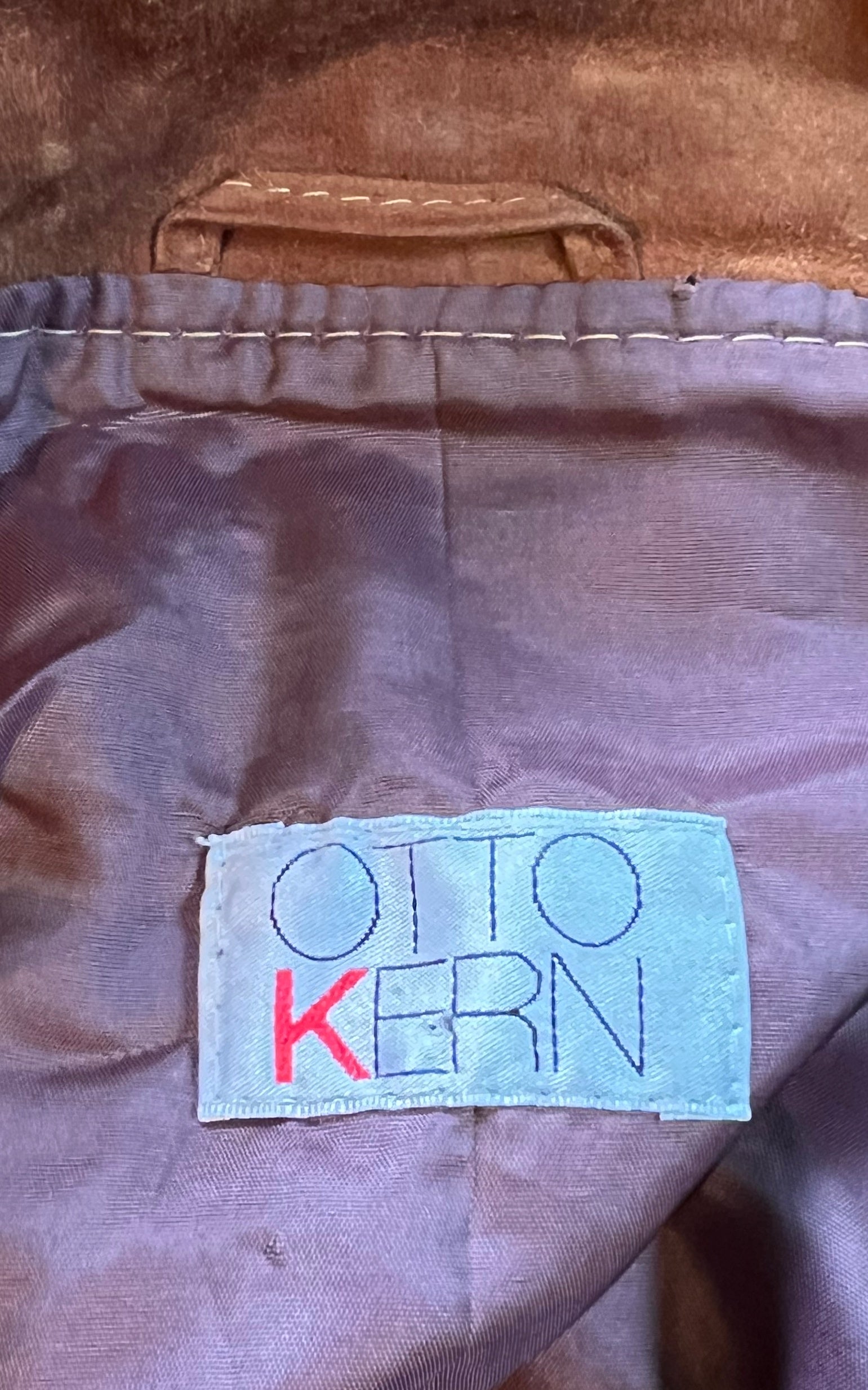Vintage 90s Otto Kern Suede Blouson Jacket