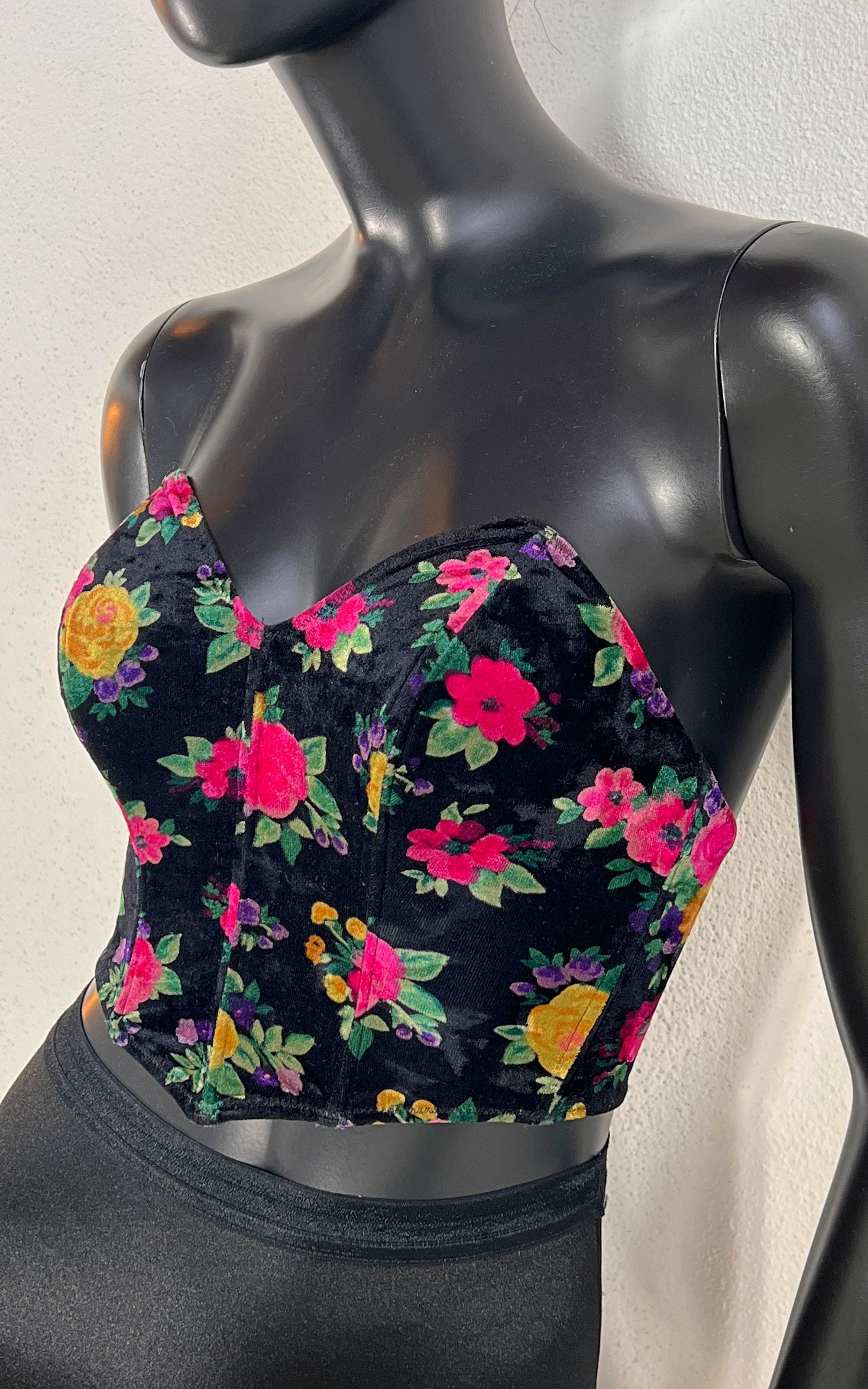 Vintage Triumph Velvet Bustier