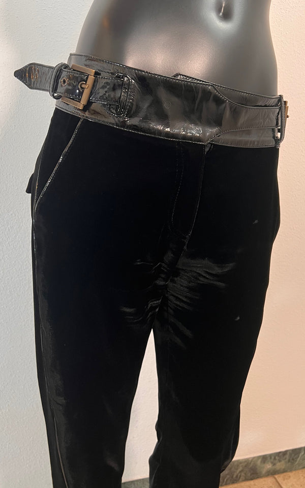 Pantaloni vintage in velluto Roberto Cavalli