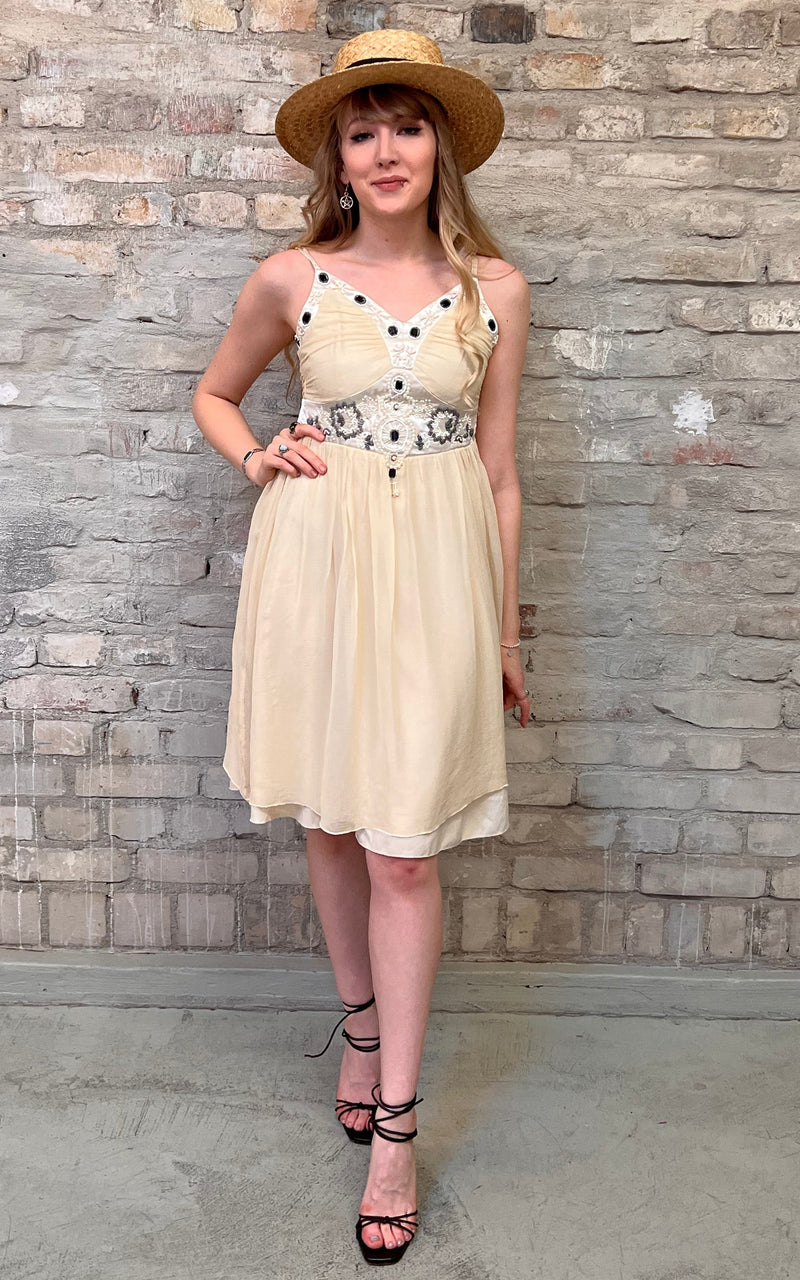 Vintage Chloe Silk Dress 1968vintage