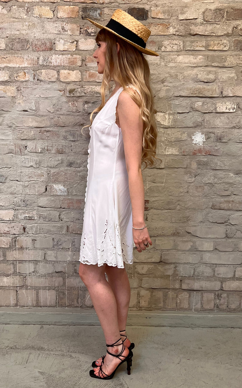 Vintage Bali Lace Summer Dress